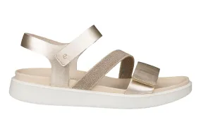 Ecco Flowt Pure White Gold Womens