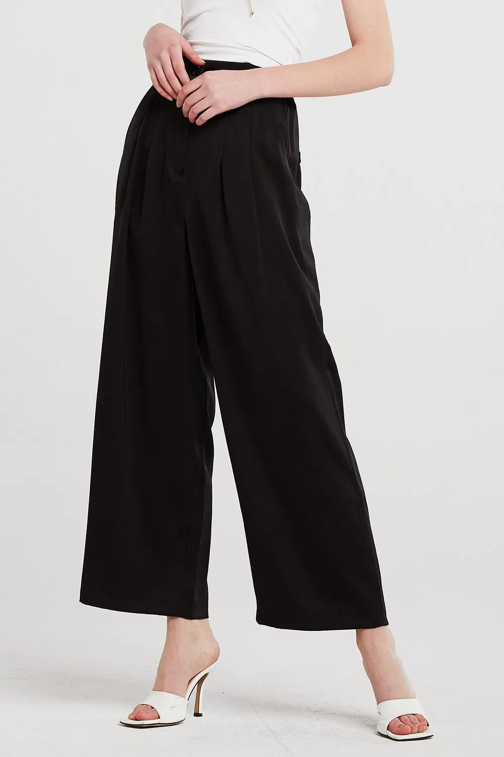 Elena Pintuck Flare Leg Pants