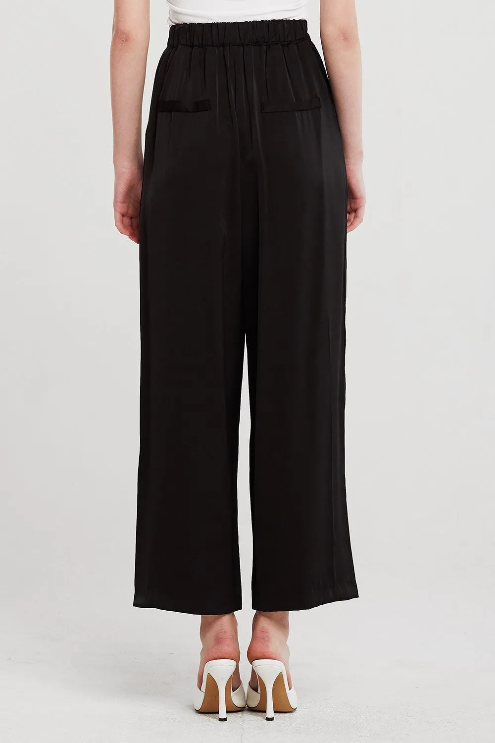 Elena Pintuck Flare Leg Pants