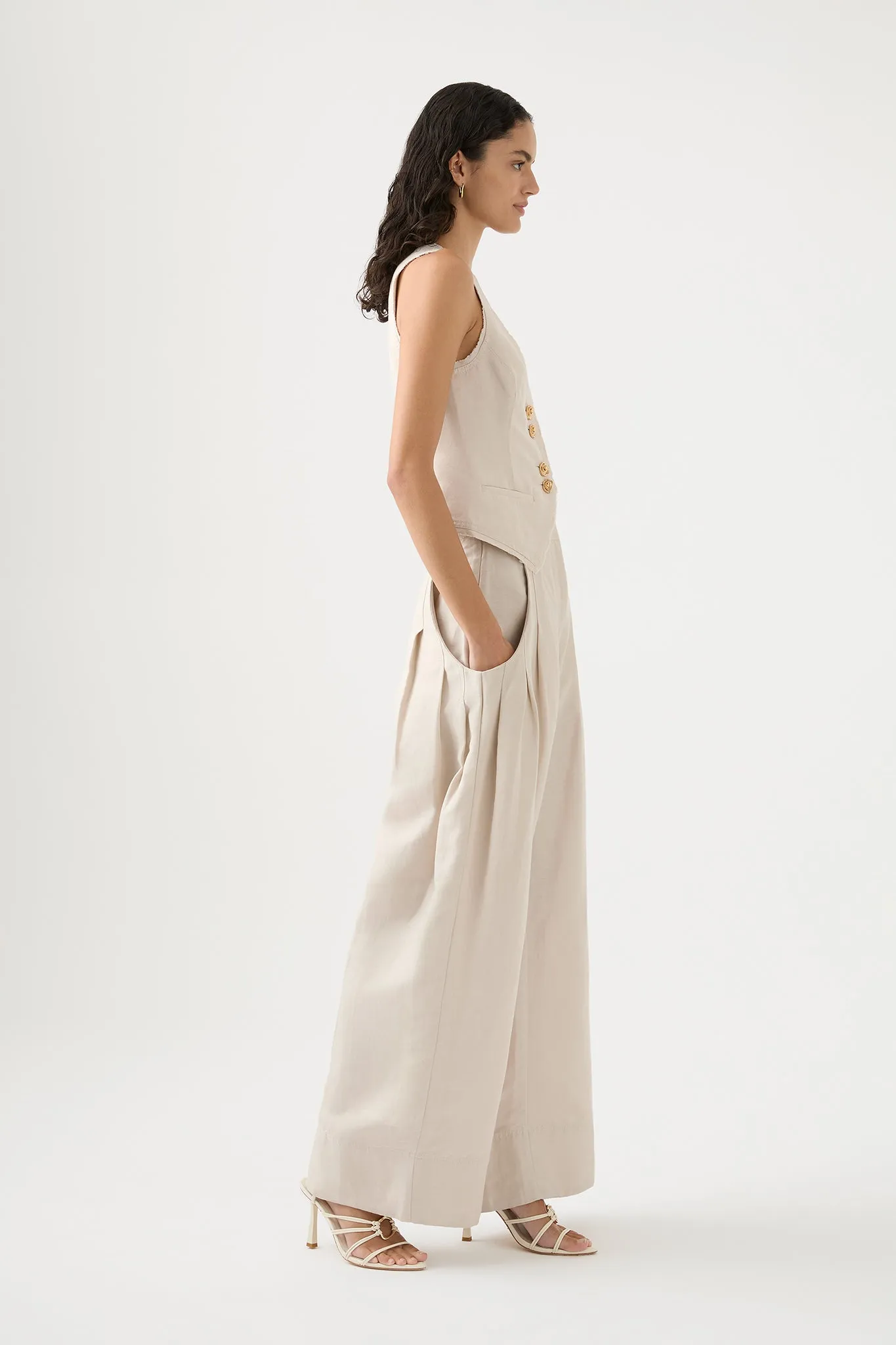 Equinox Pleated Wide Leg Pant