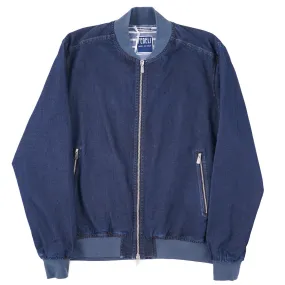 Fedeli Lightweight Denim Bomber Jacket