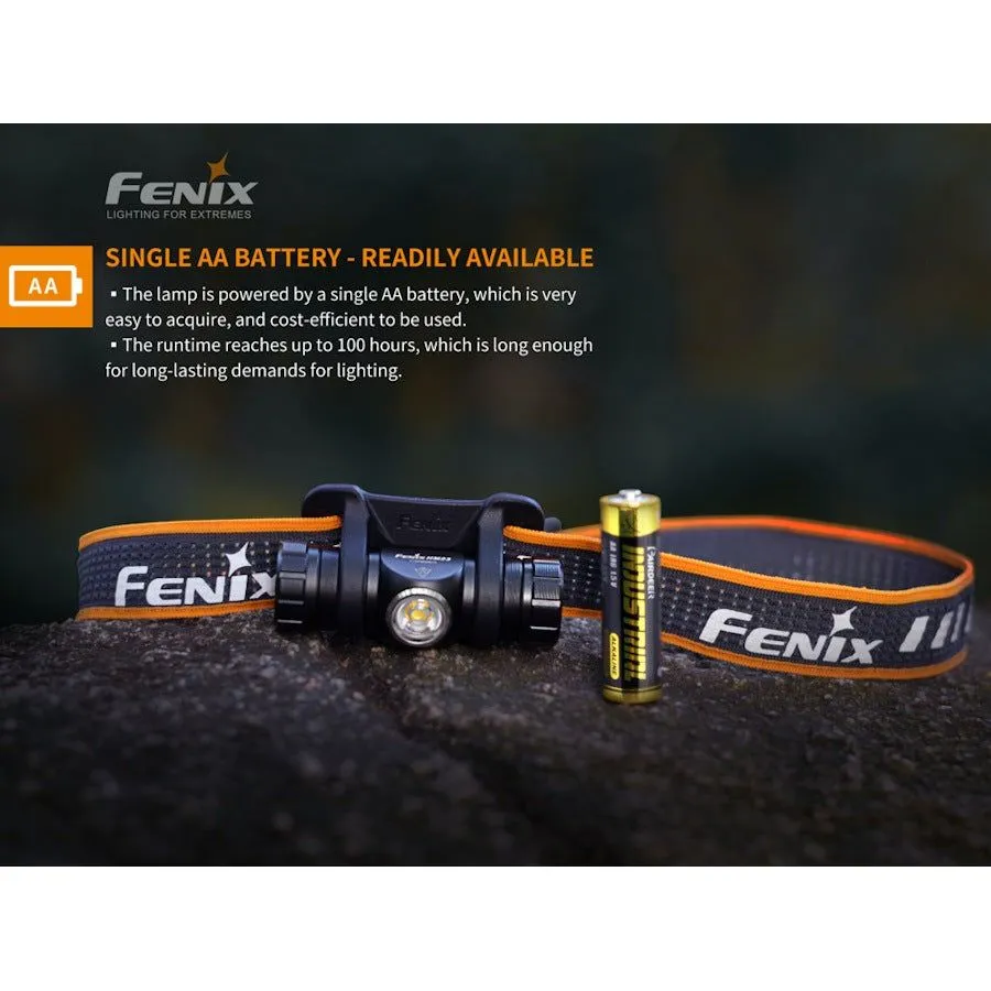 Fenix HM23 240 Lumens AA Headtorch