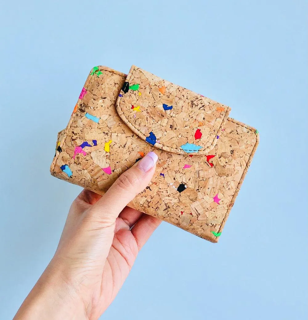 Fiora Cork Wallet in Vivid