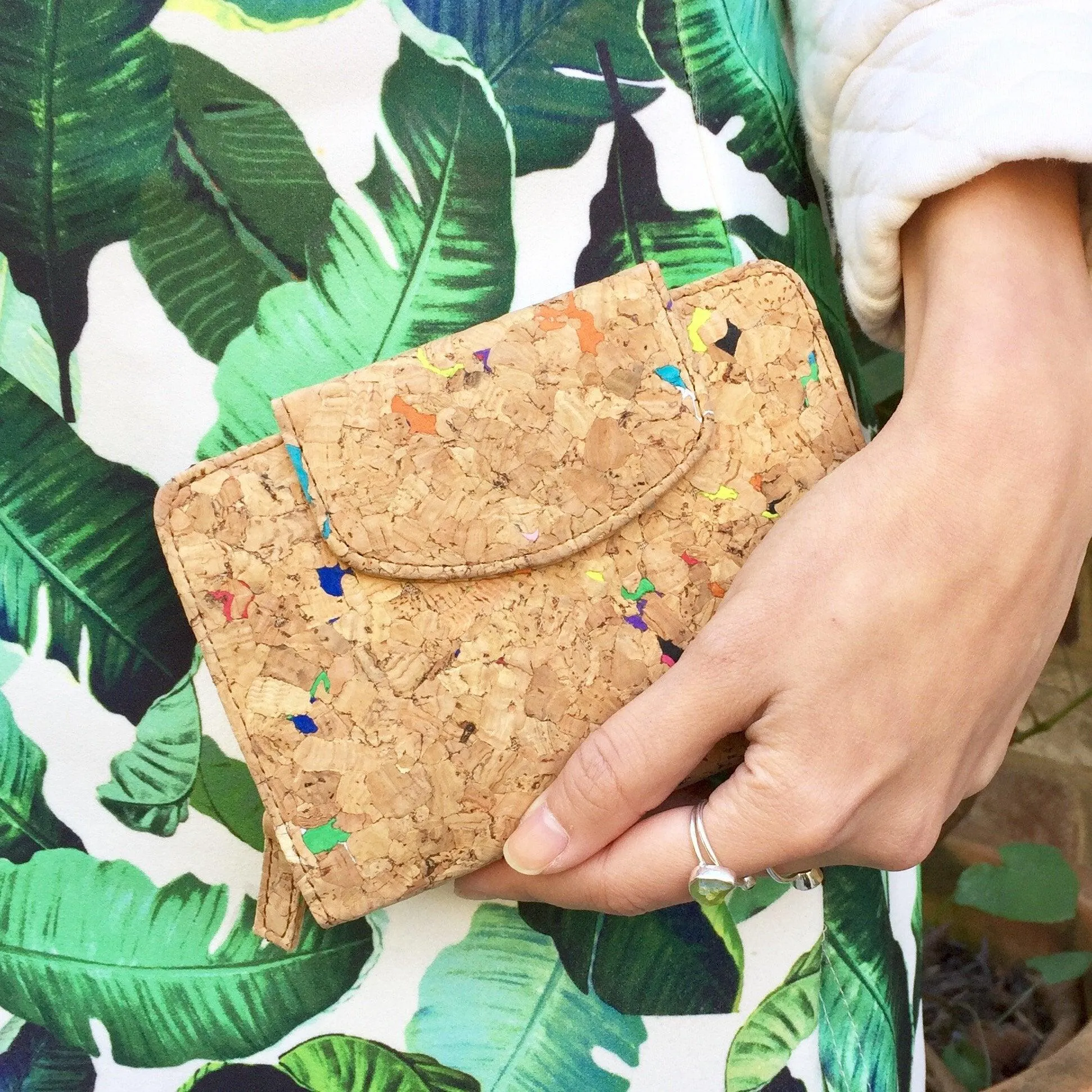 Fiora Cork Wallet in Vivid