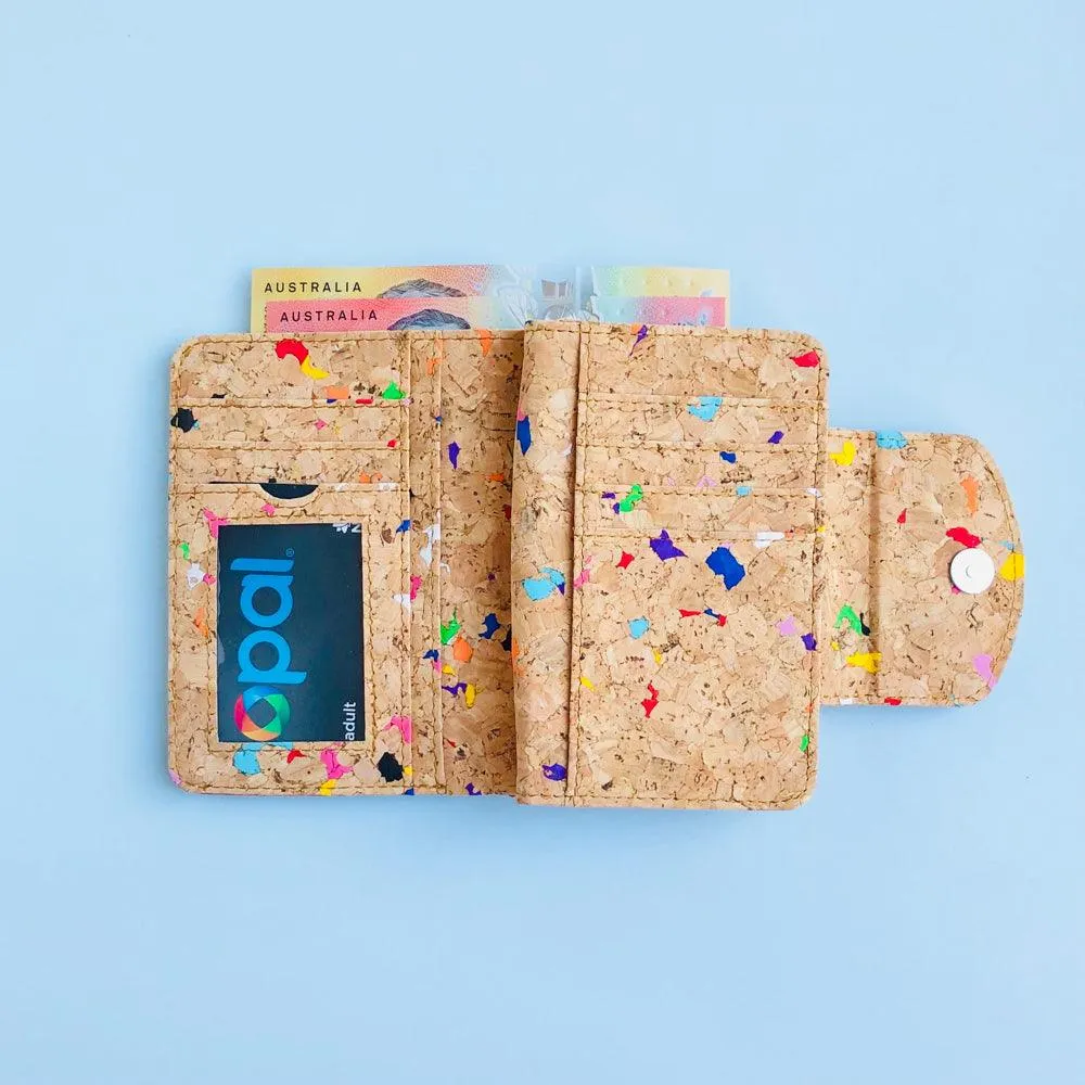 Fiora Cork Wallet in Vivid