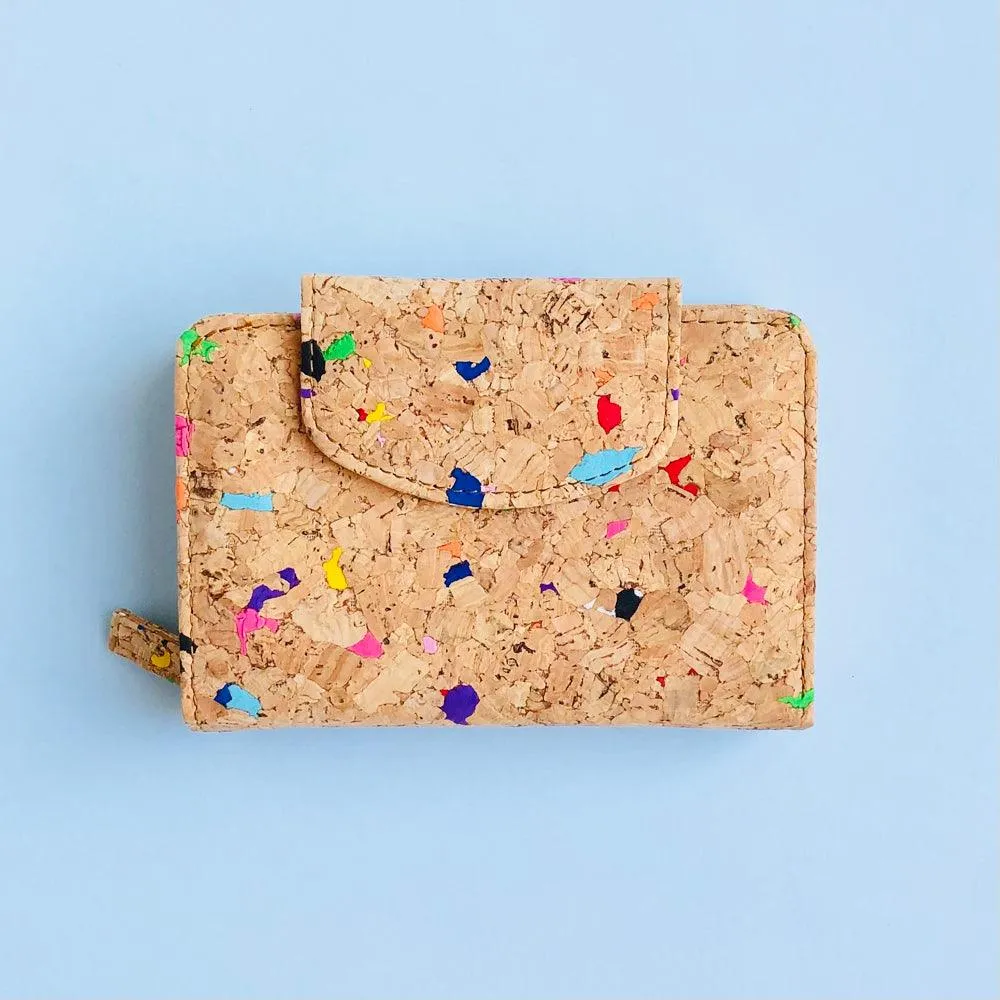 Fiora Cork Wallet in Vivid