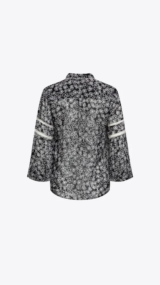 Floral Transparencies Blouse