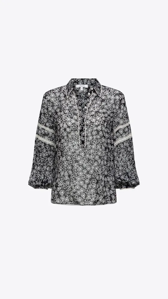 Floral Transparencies Blouse