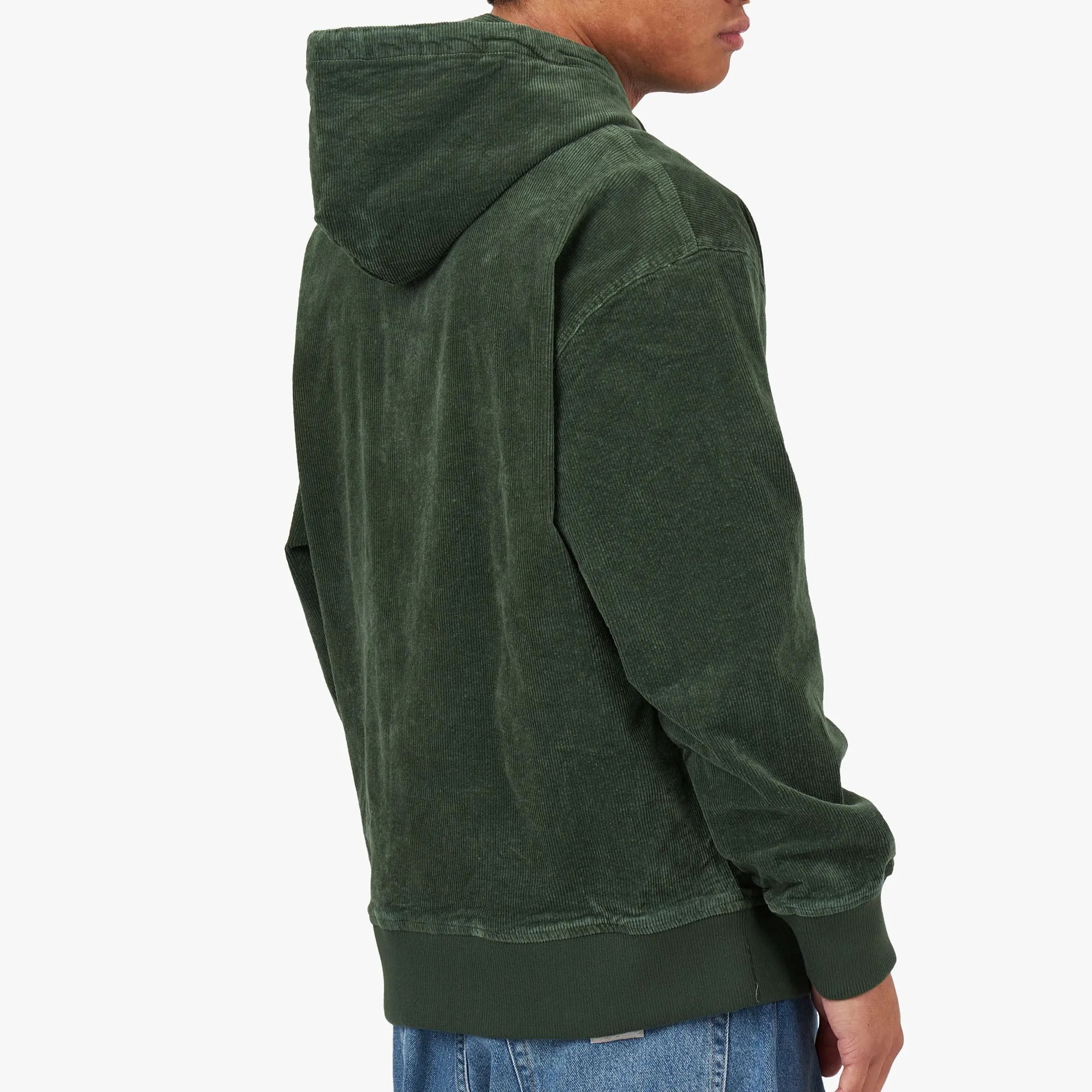 Fucking Awesome Corduroy Zip-Up Hoodie / Green