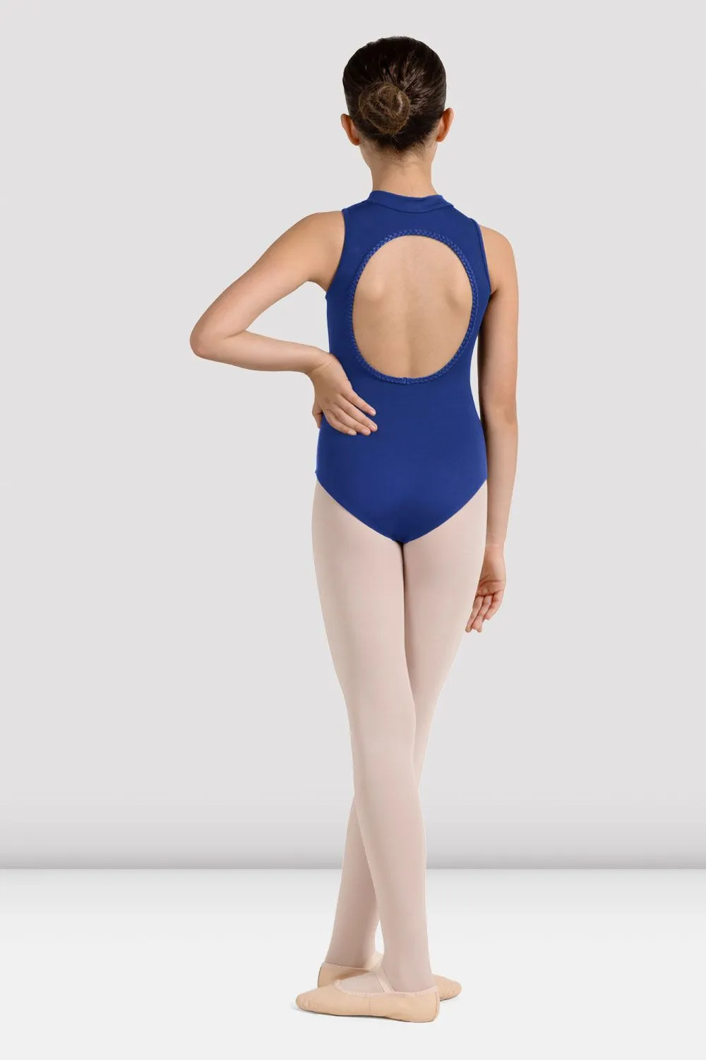 Girls Mirella Miami Zip Front Leotard