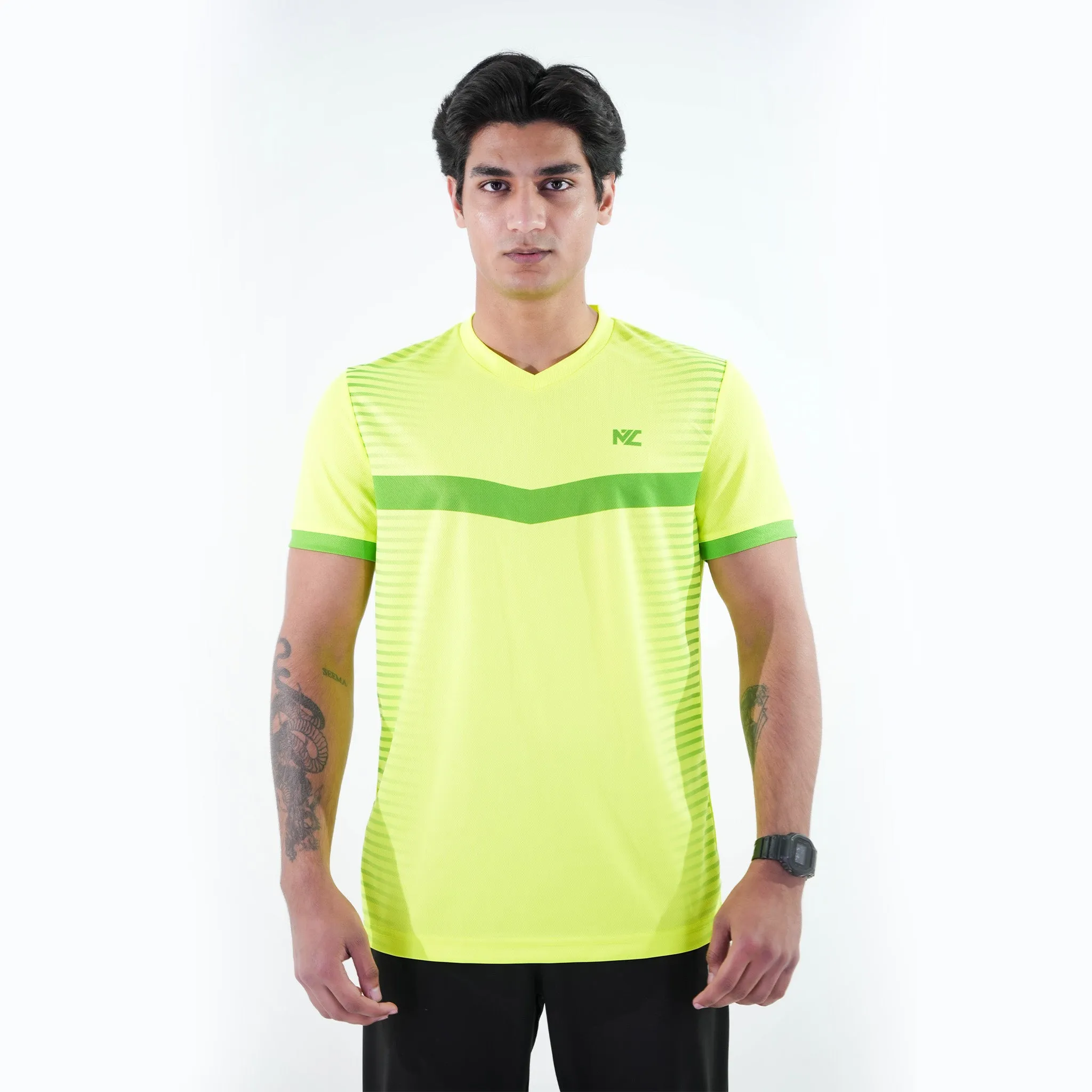 Gravity Sublimated Tee Flou Yellow