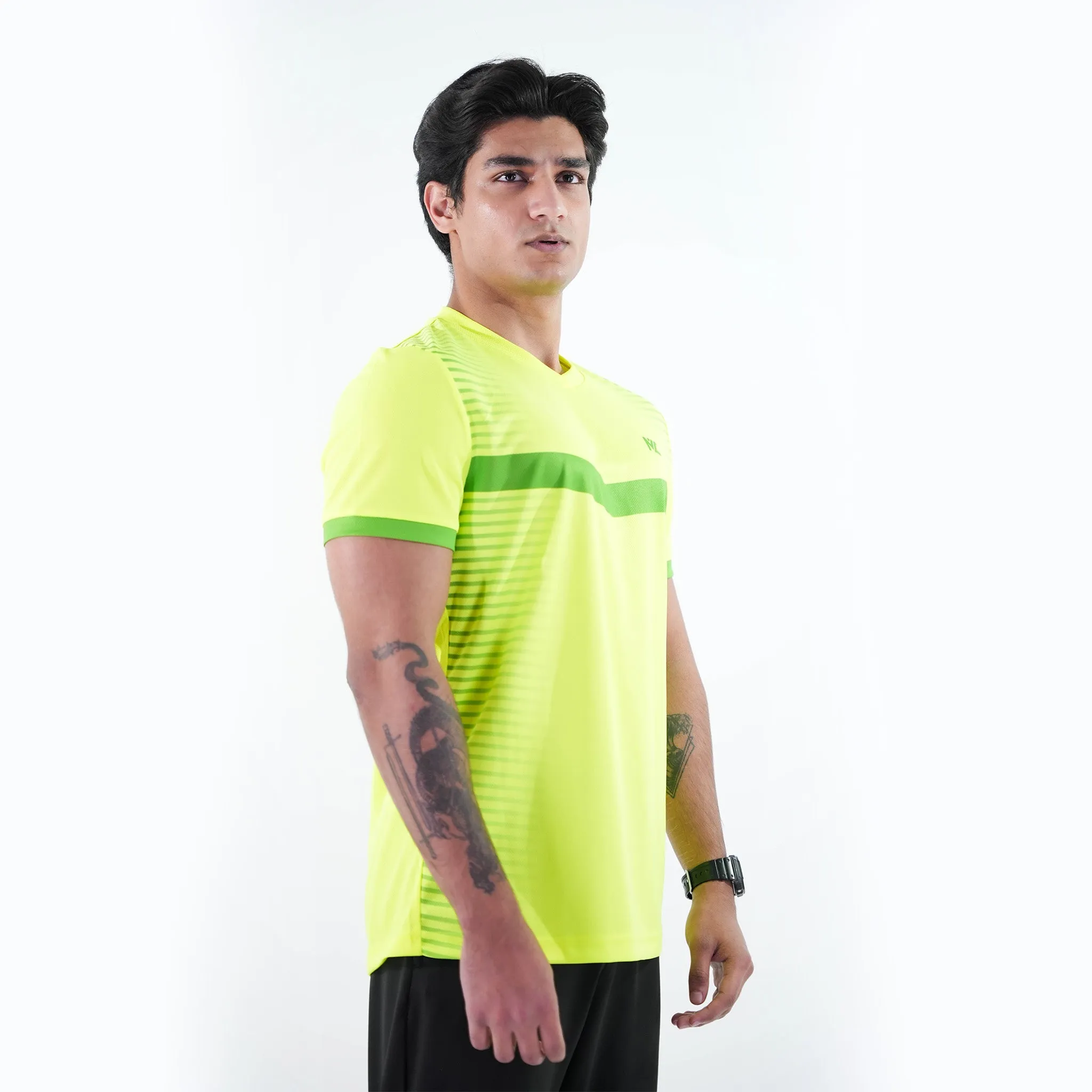 Gravity Sublimated Tee Flou Yellow