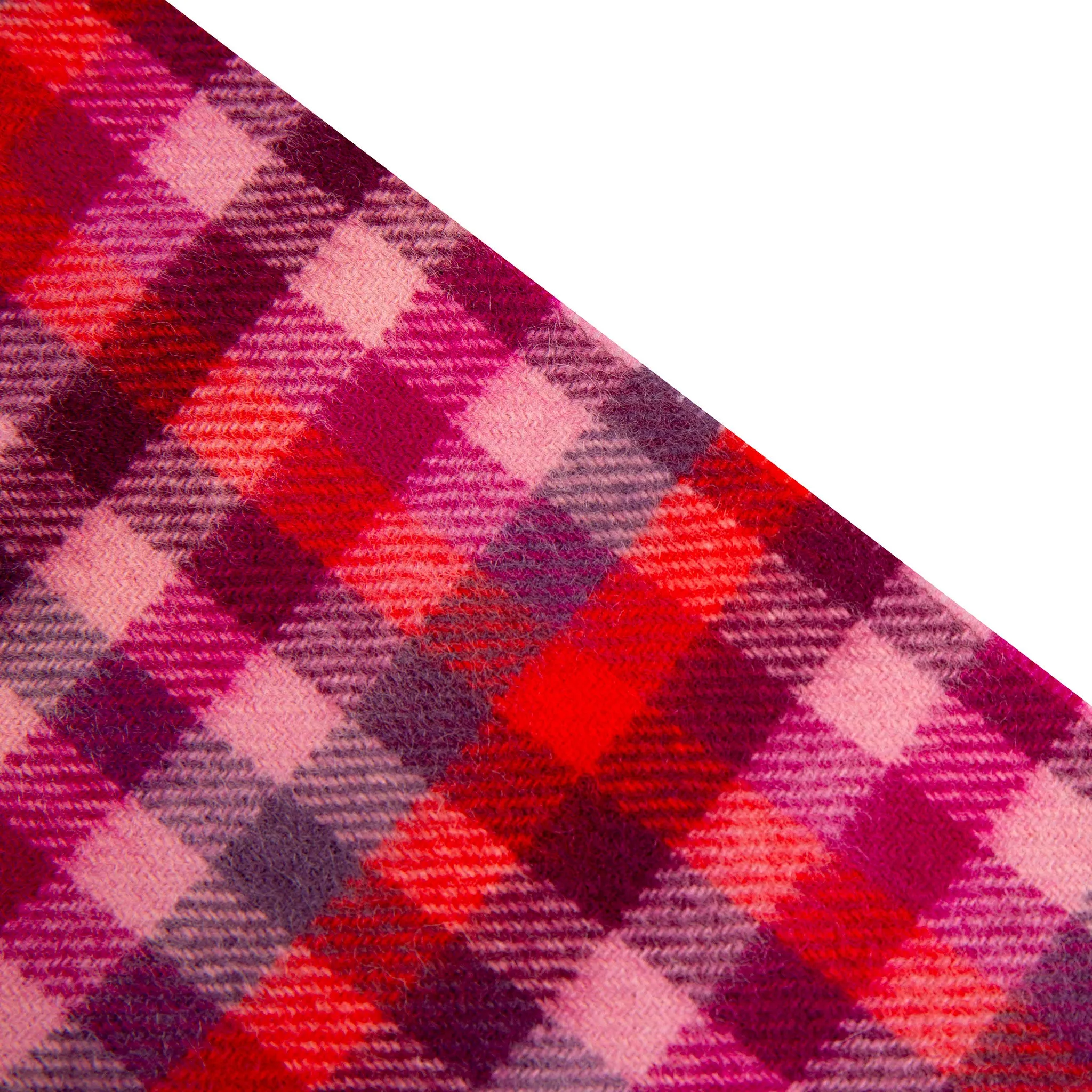 Heritage Plaid Check Cashmere Scarf with Tassels