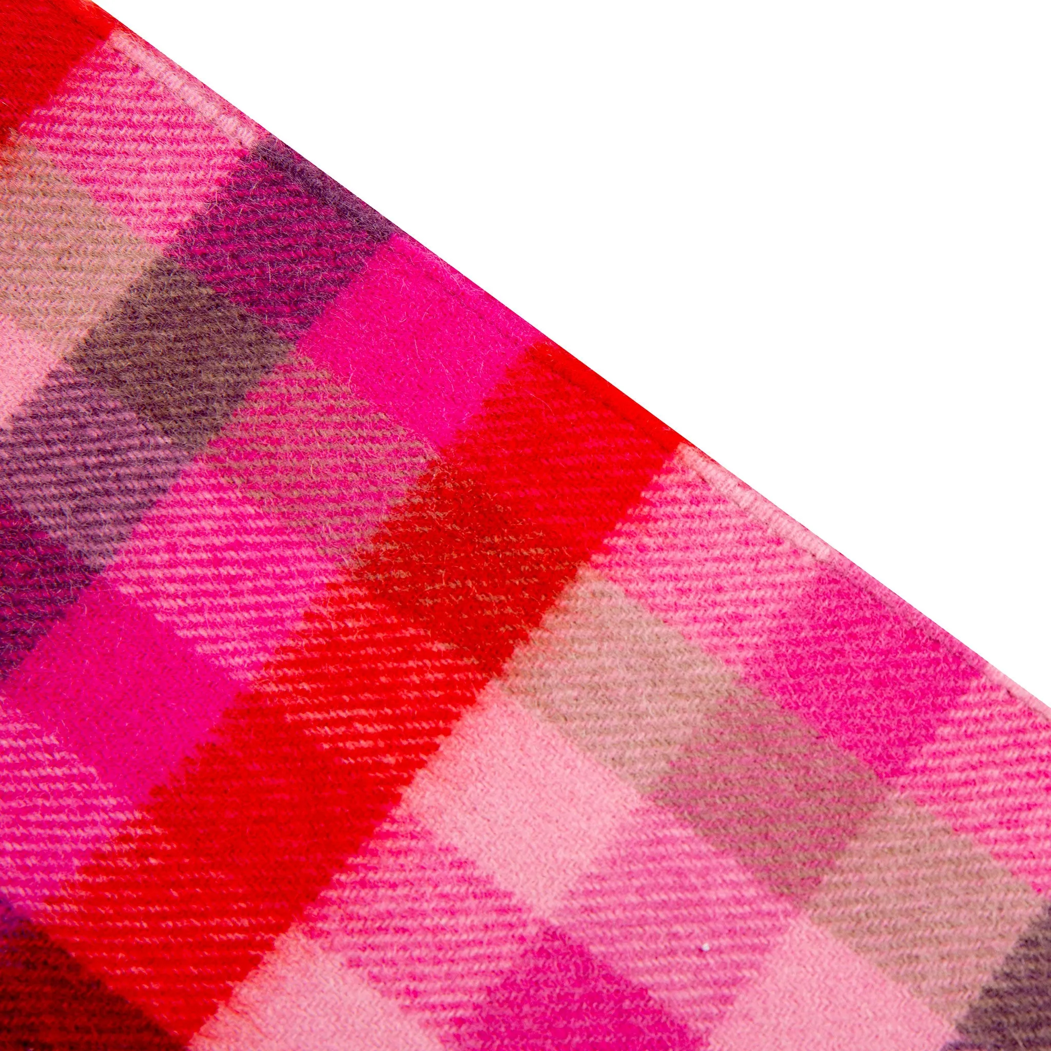 Heritage Plaid Check Cashmere Scarf with Tassels