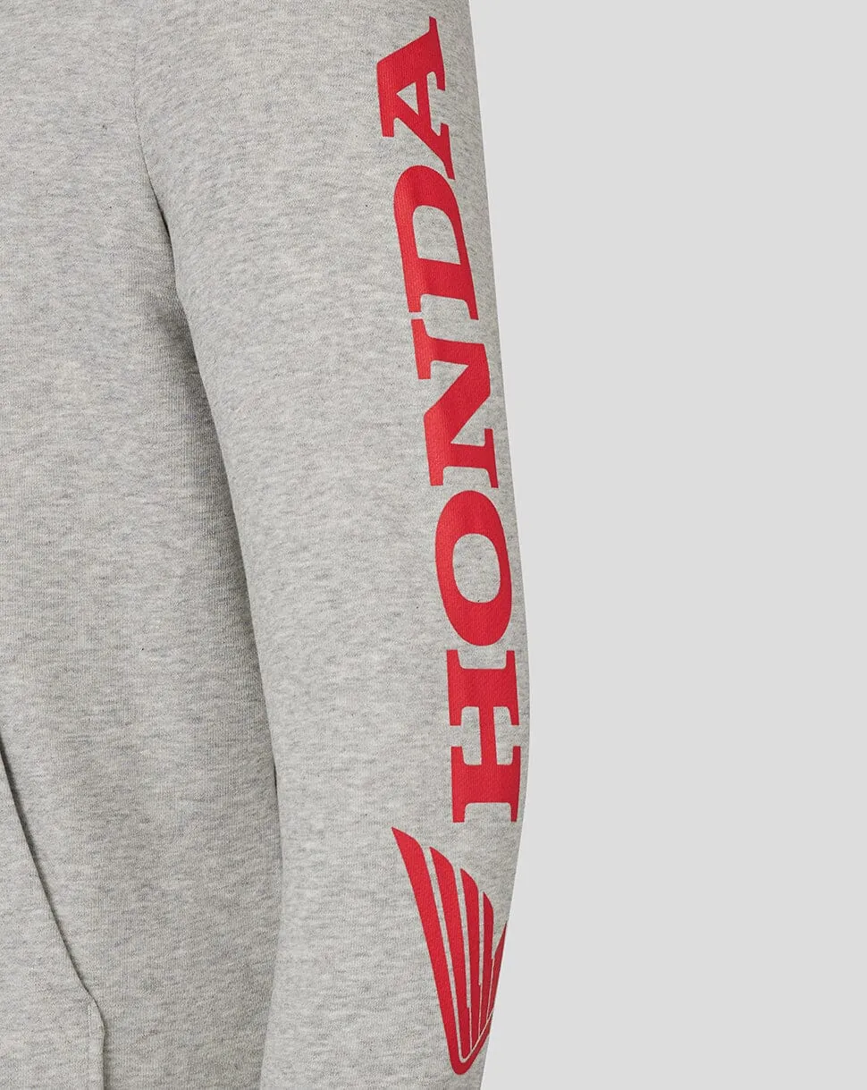 Honda Racing Repsol Men's Large Logo Hoodie - Grey