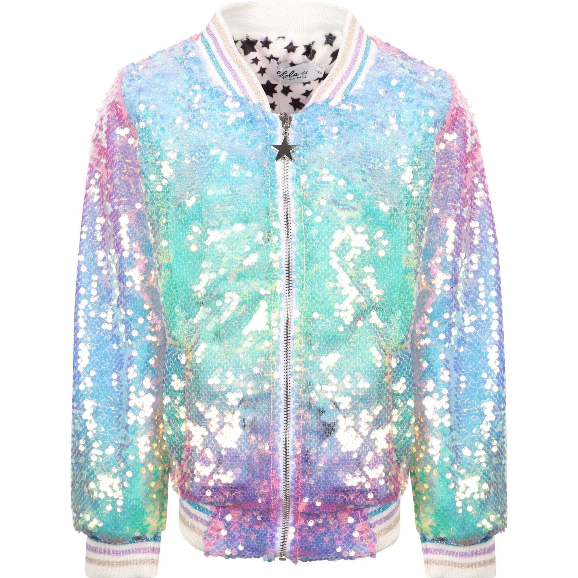 Icy Ombre Sequin Jacket