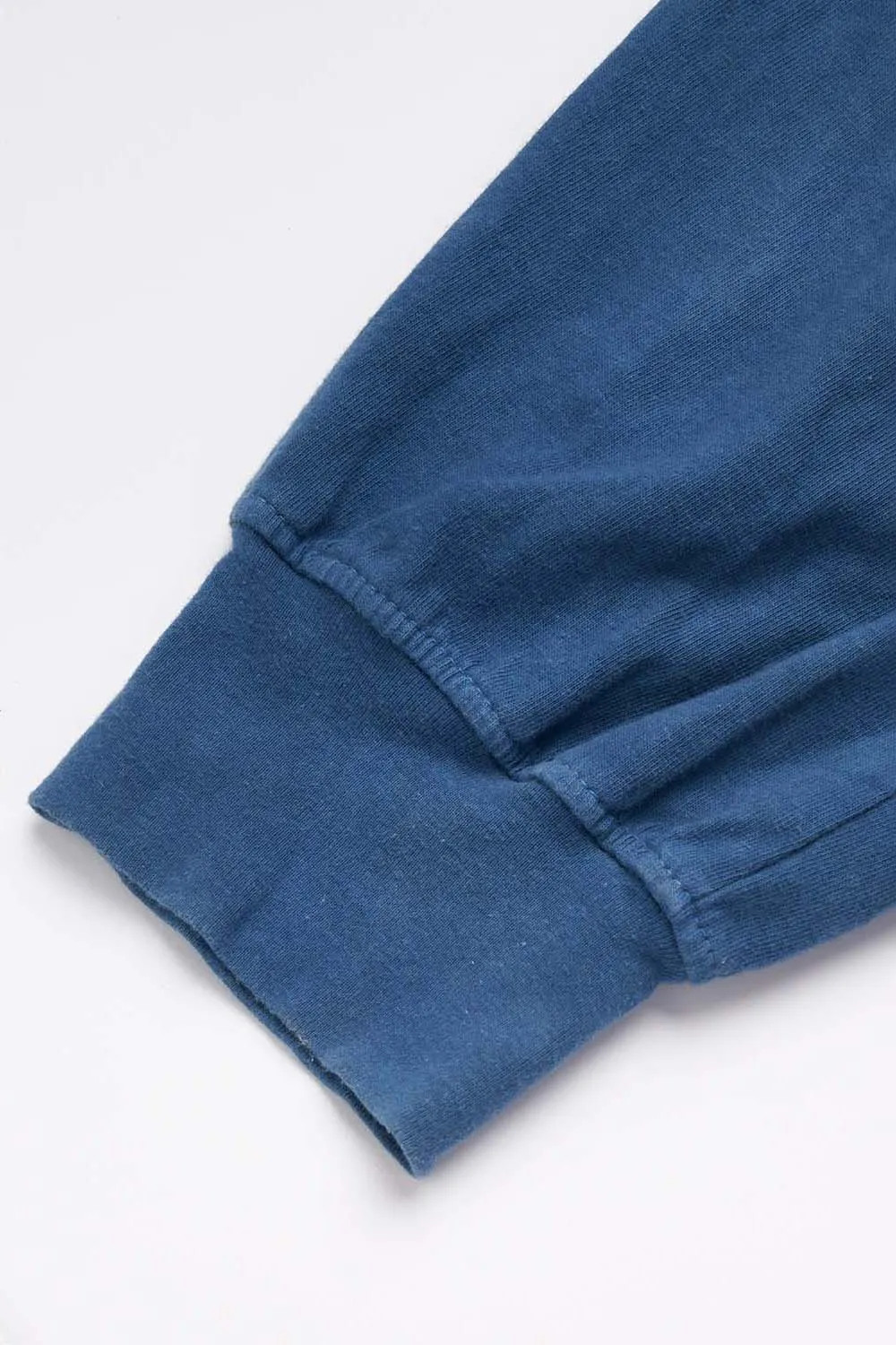 Indigo Dyed Men's Organic Jogger Pants