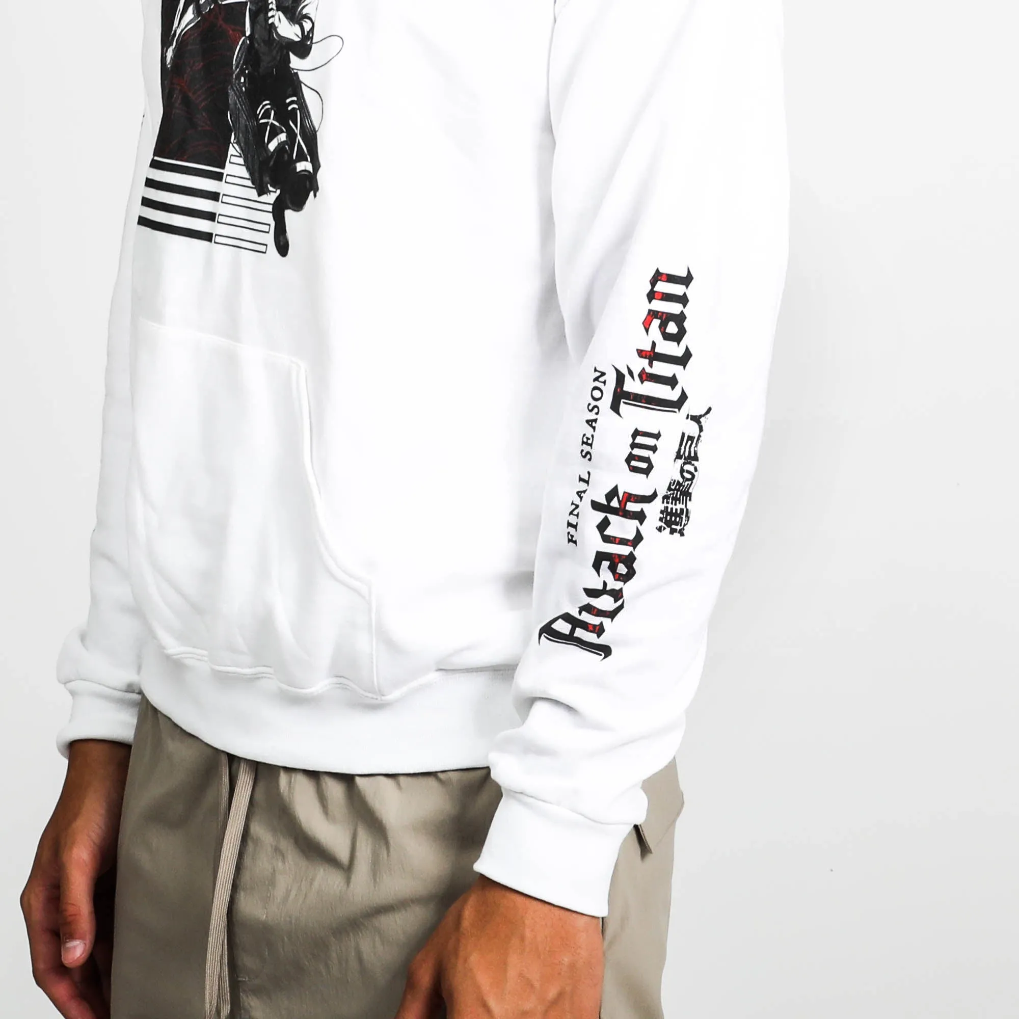 Levi Ackerman ODM White Hoodie