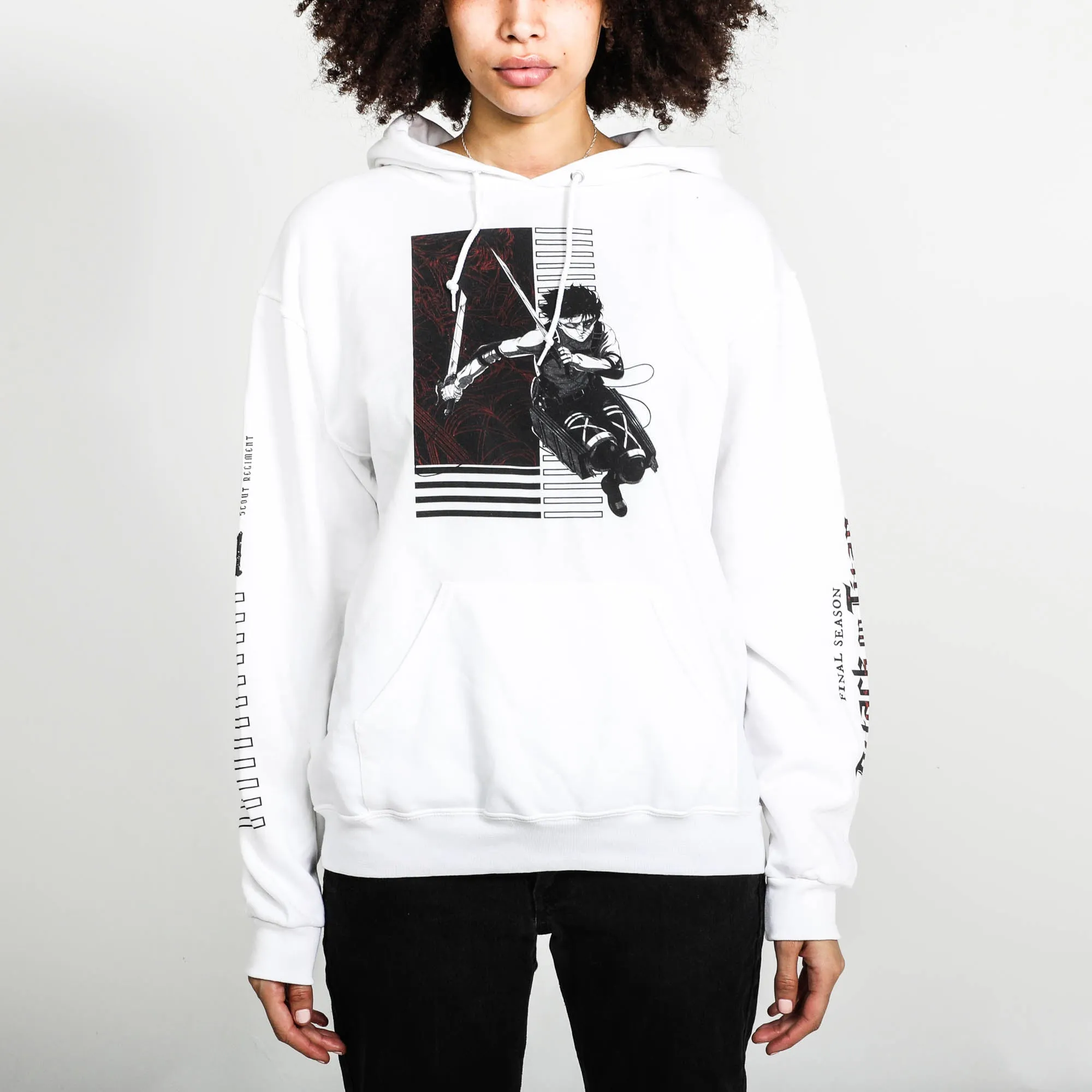 Levi Ackerman ODM White Hoodie