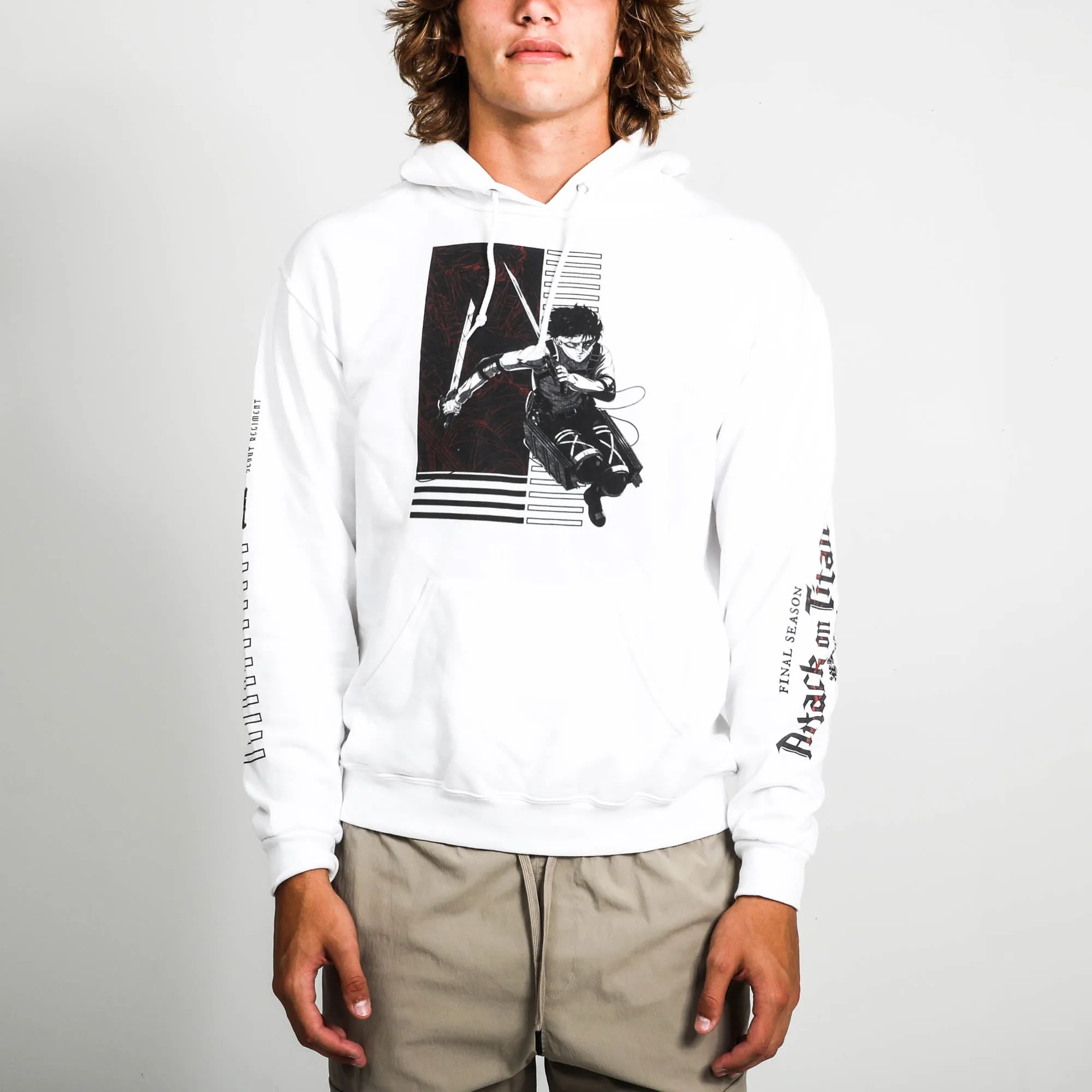 Levi Ackerman ODM White Hoodie