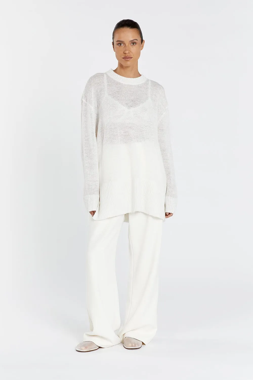 LOLA CREAM KNIT JUMPER