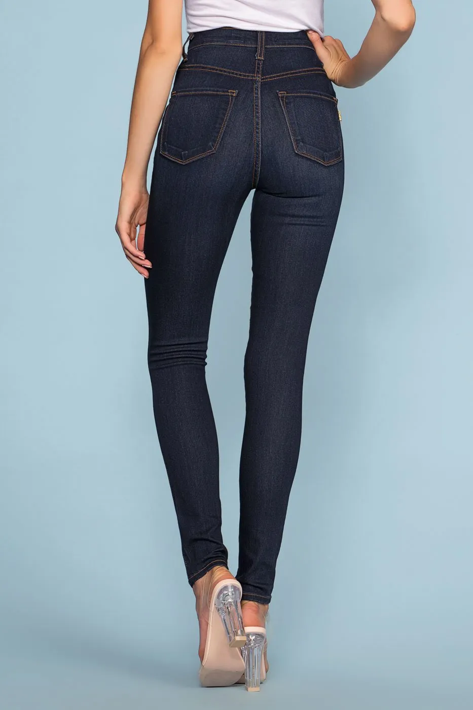 Mika High Waisted Jeans - Dark Wash