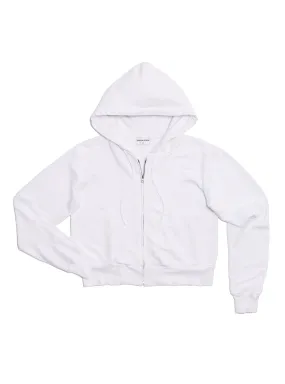 Milan Crop Zip Hoodie