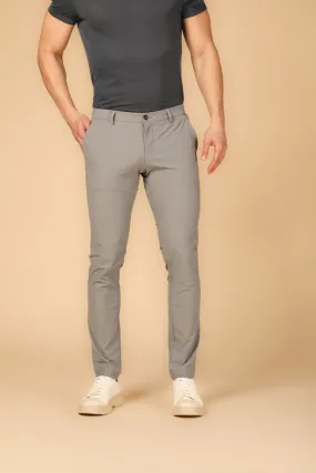 Milano Style Dynamic men's chino jogger pants in super technical jersey extra slim