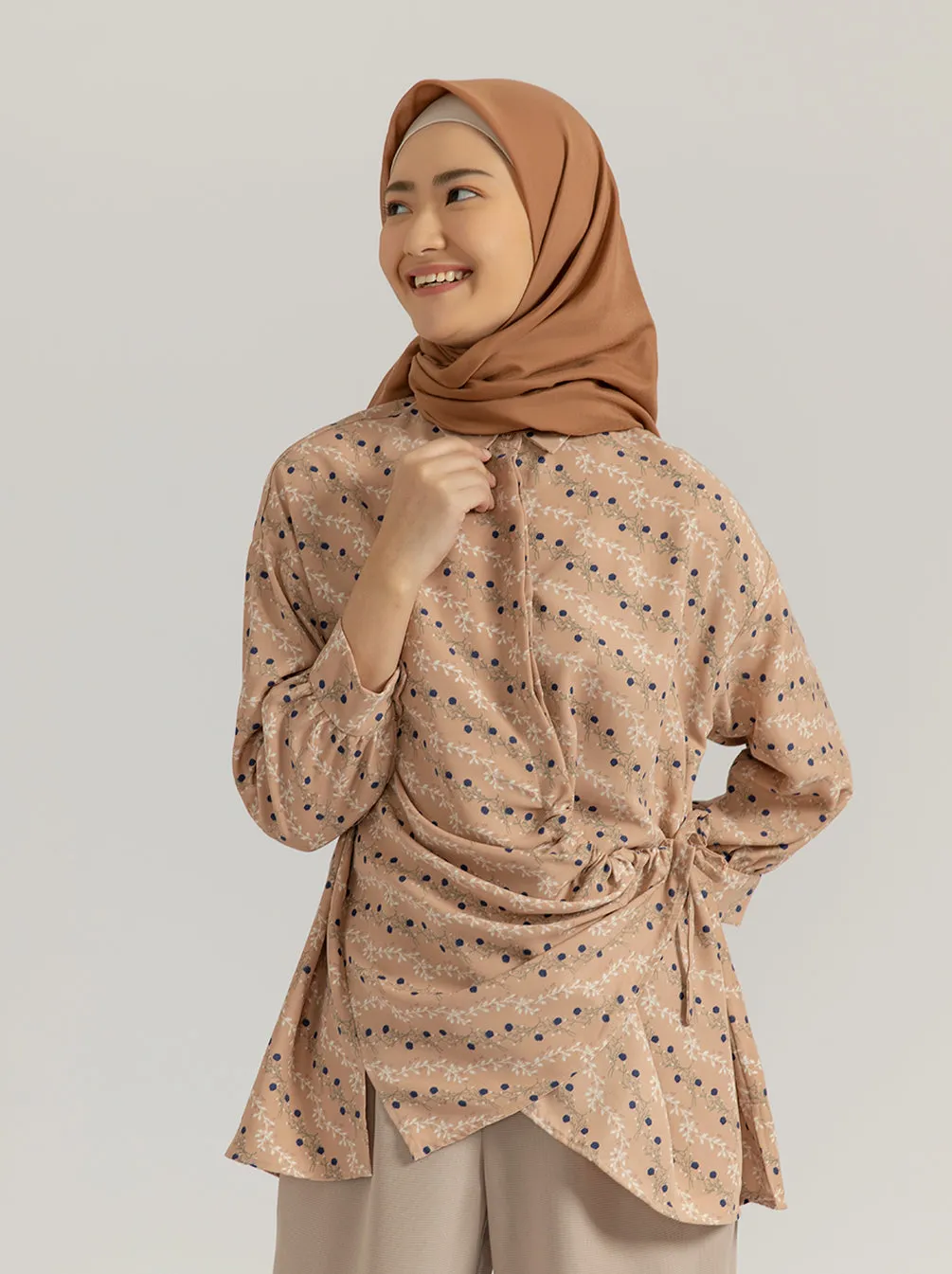 MIRIA TUNIC CORAL FOREST