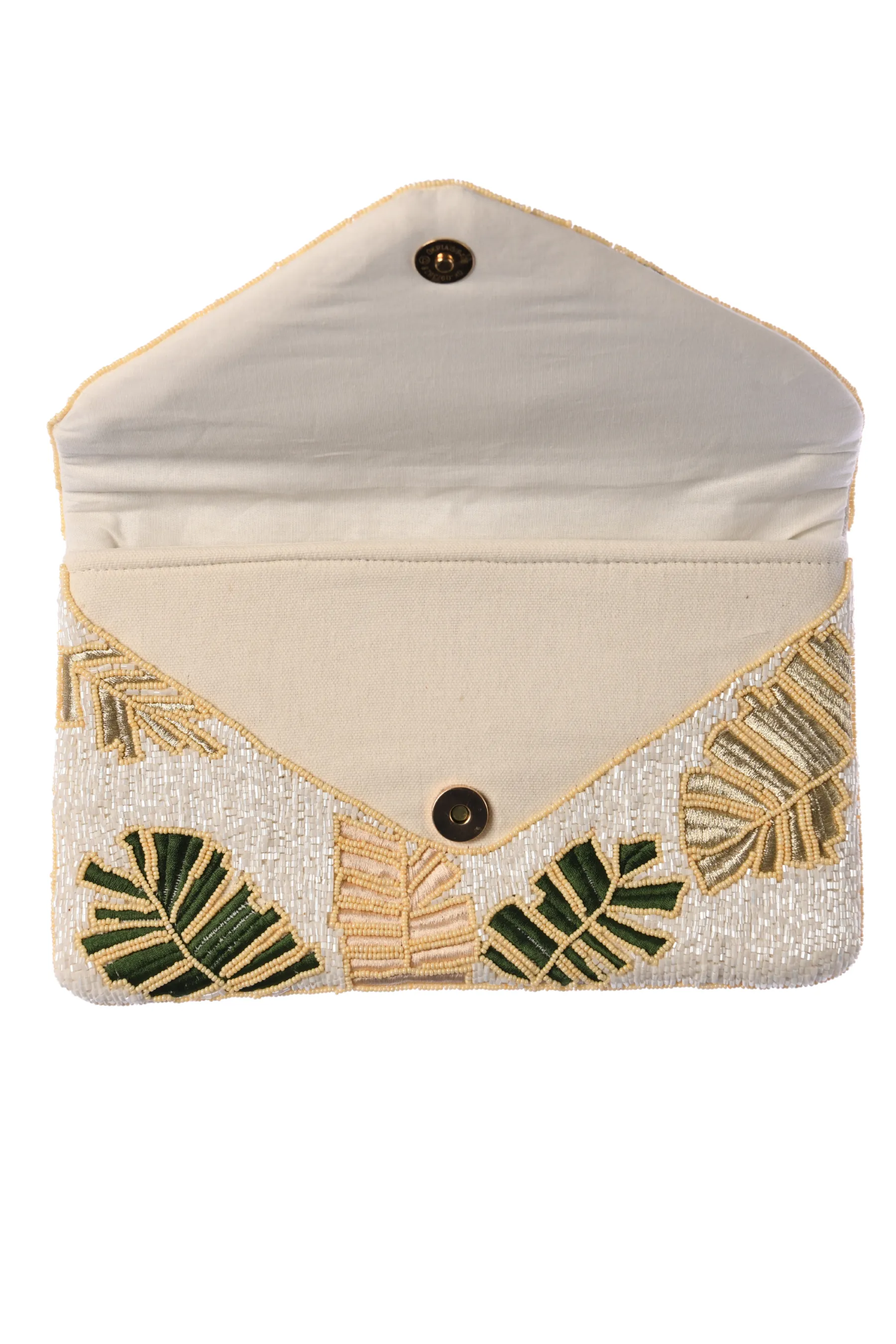 Night Out Clutch / Pearl Palm