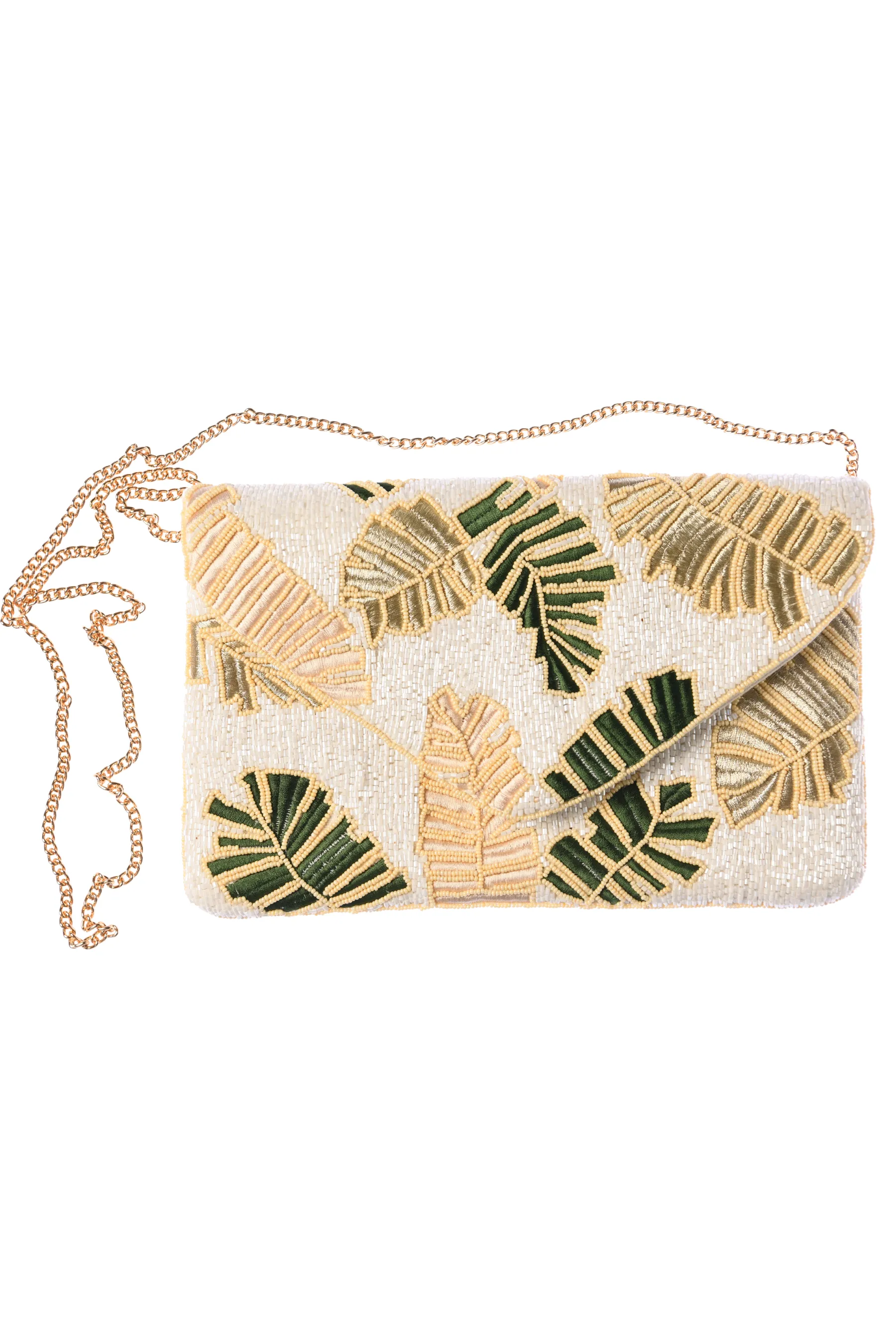 Night Out Clutch / Pearl Palm