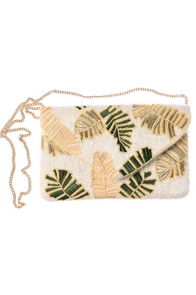 Night Out Clutch / Pearl Palm