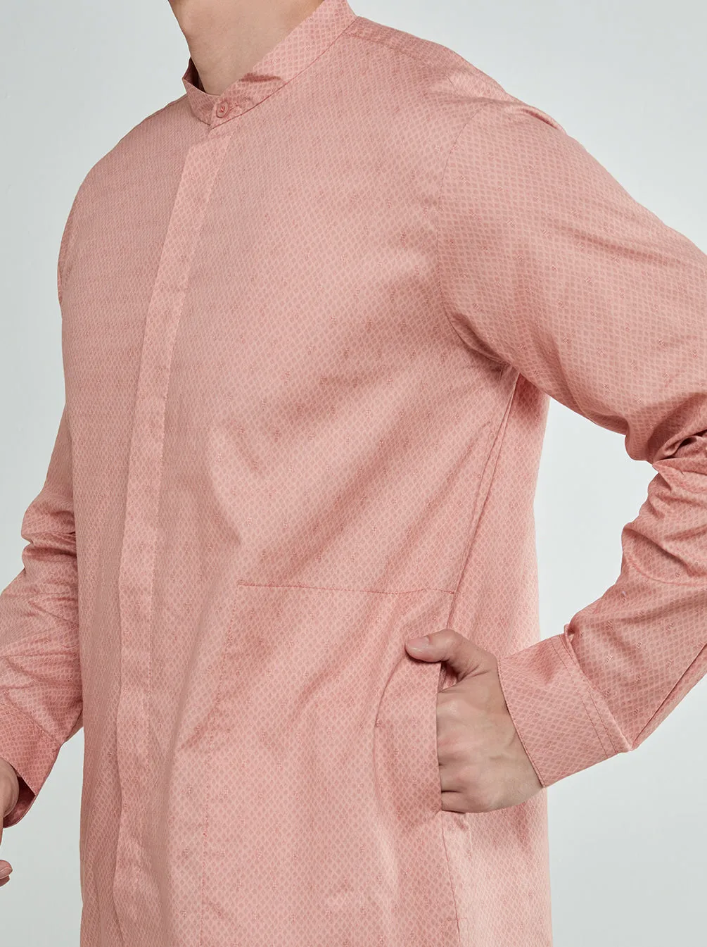 ORVA RAYA LONG SLEEVE KOKO SUNSET BLUSH