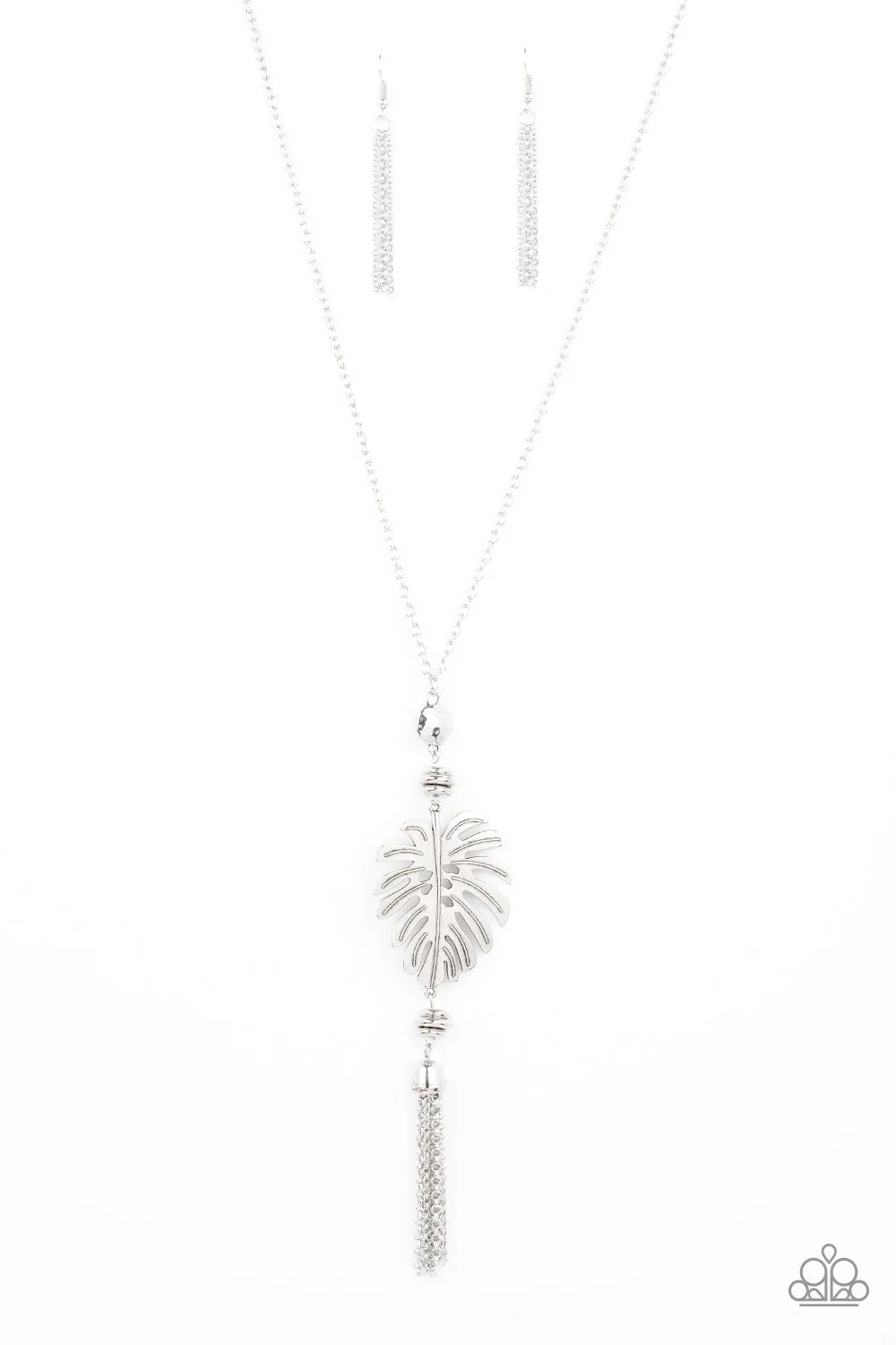 Paparazzi Palm Promenade - Silver Necklace