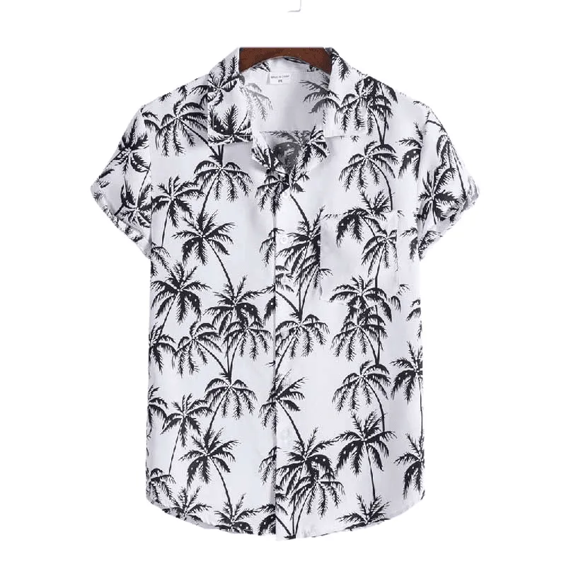 Pattern Hawaiian Aloha Shirt Men