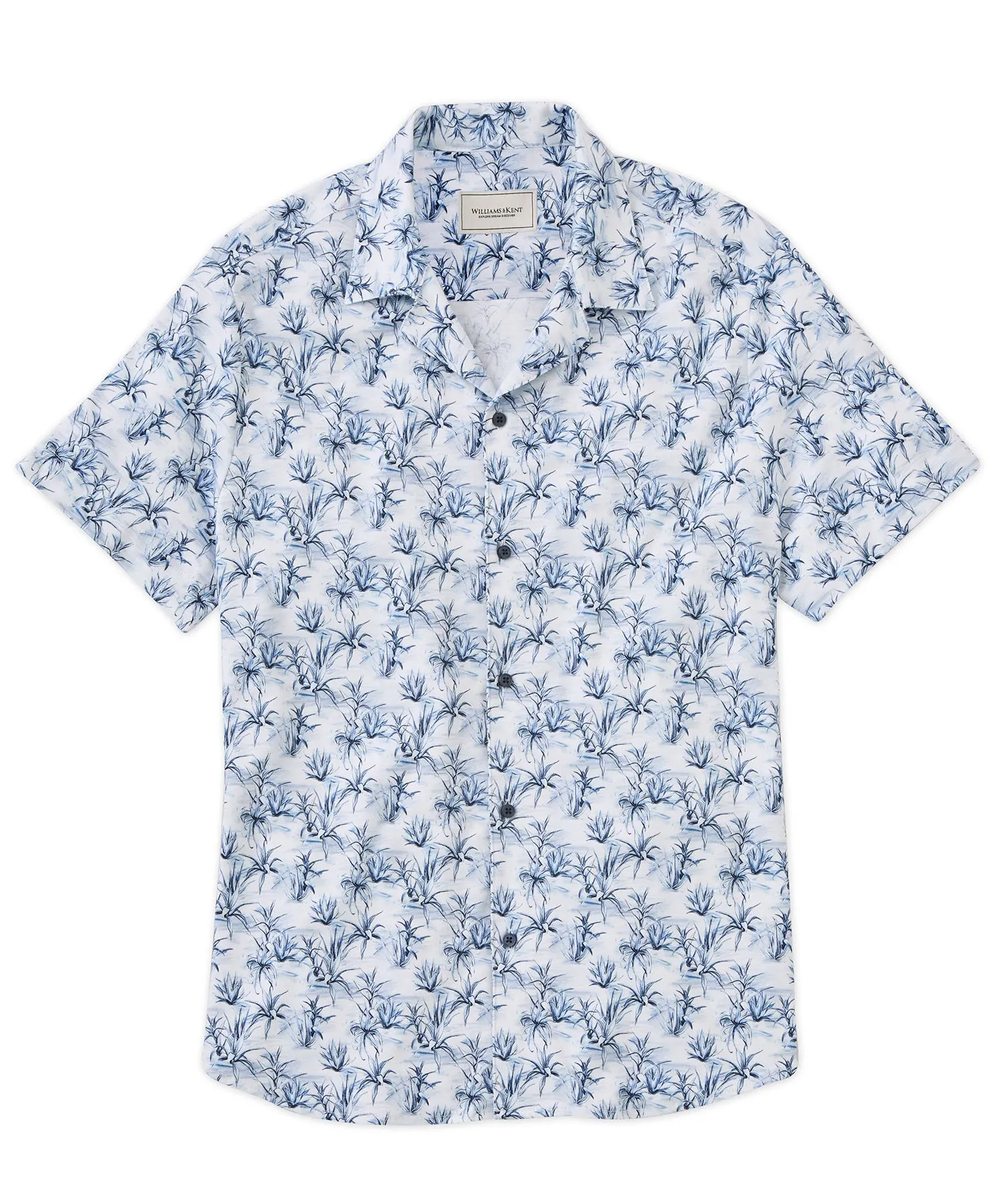 Seagrass Print Camp Shirt