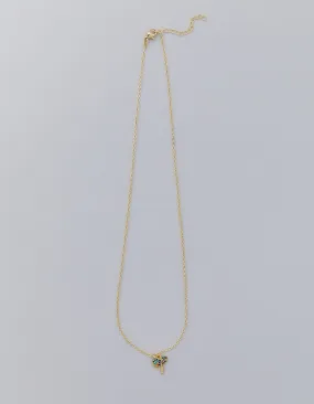 SINGLE PALM CHARM NECKLACE