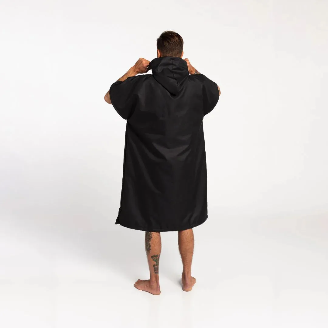 SLOWTIDE WATERPROOF PONCHO - BLACK