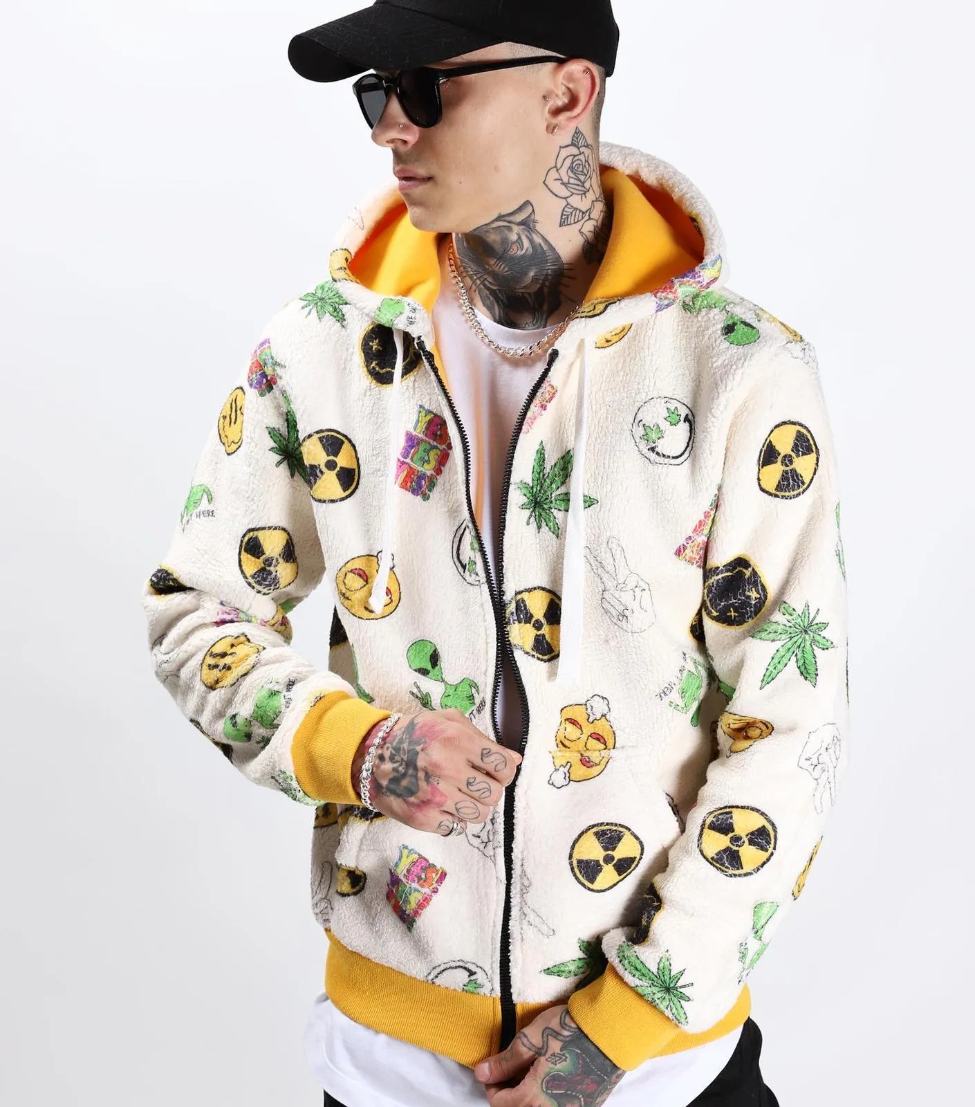 Sneakerjeans Printed Hoddie Jacket KB003