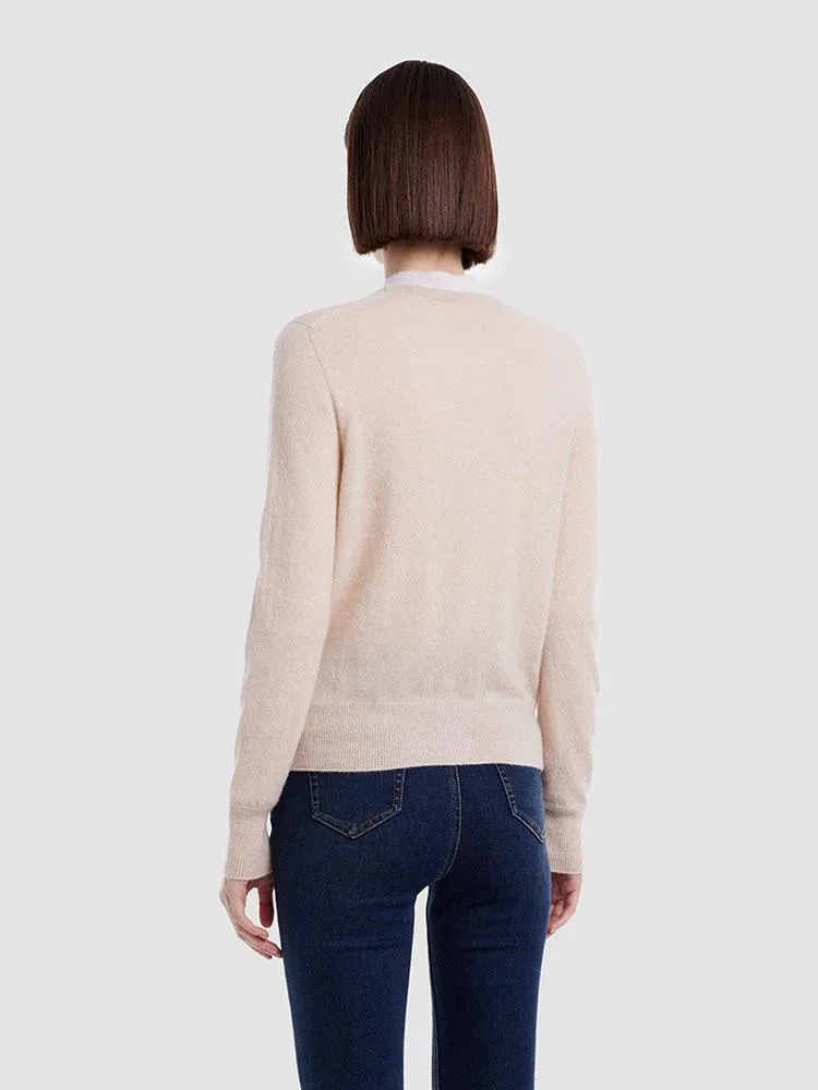 Solid Seamless Cashmere Cardigan