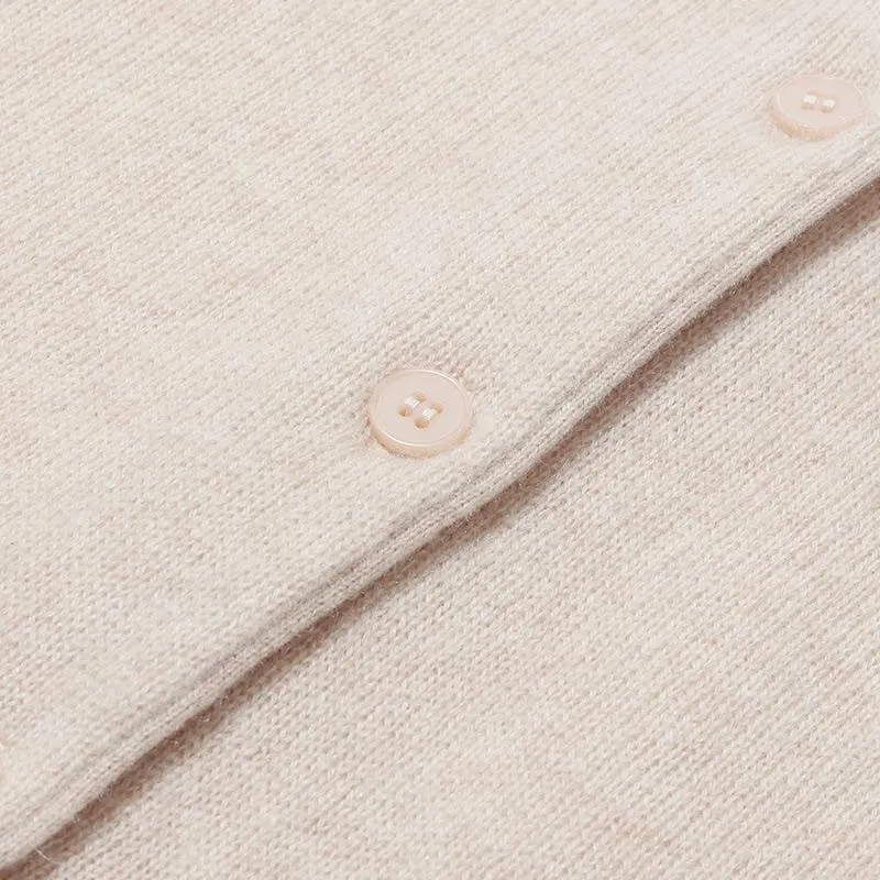 Solid Seamless Cashmere Cardigan