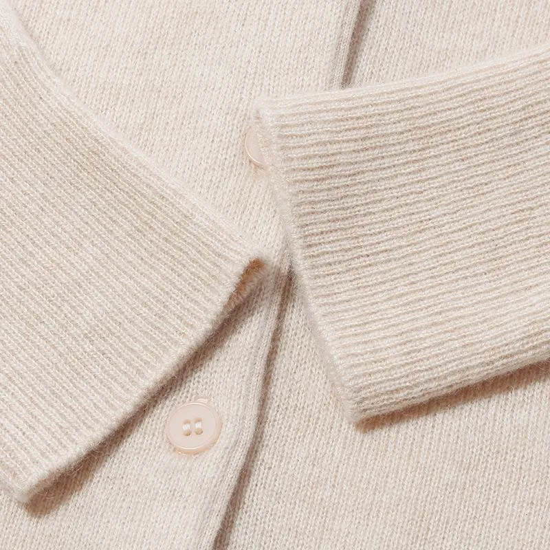 Solid Seamless Cashmere Cardigan