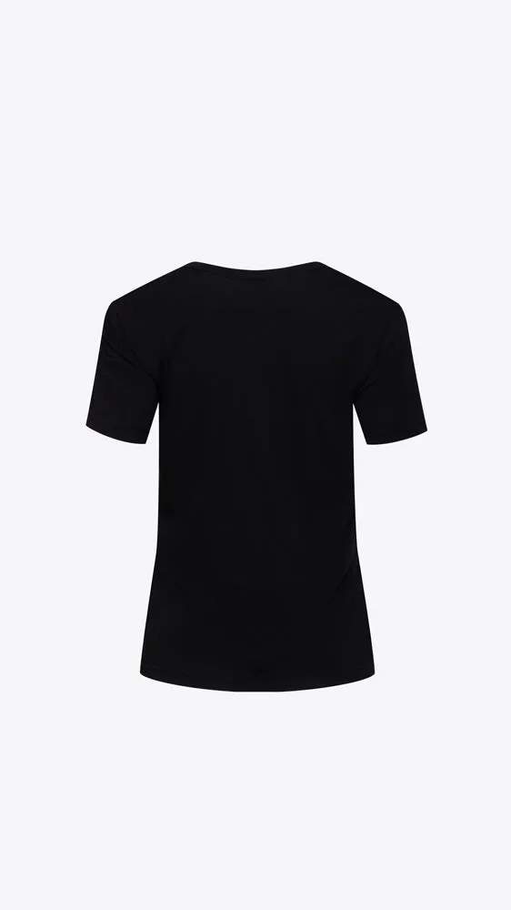 Standard V Neck - Jet Black