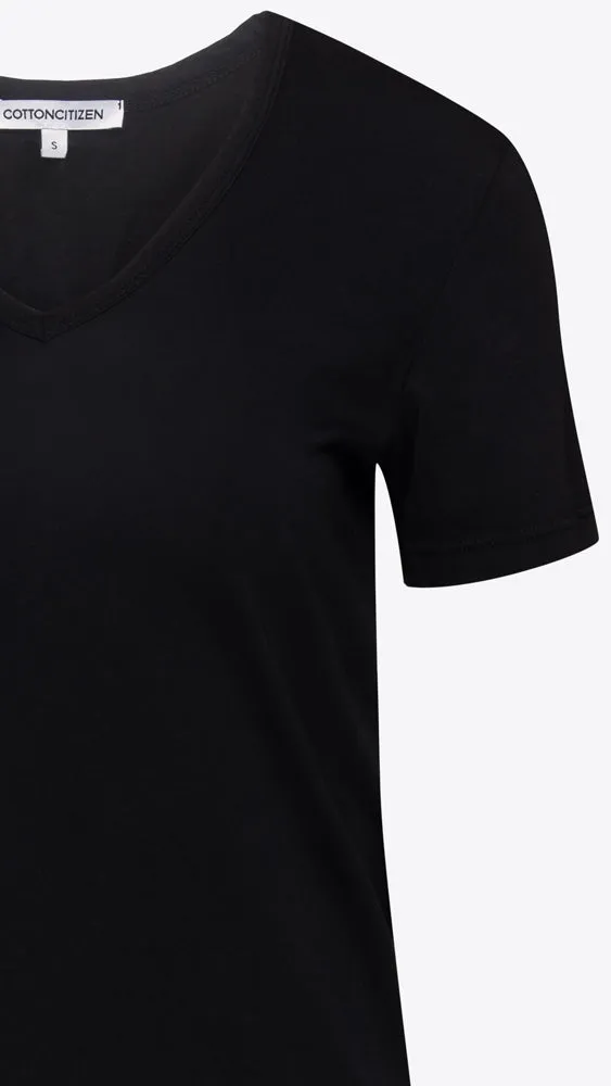 Standard V Neck - Jet Black