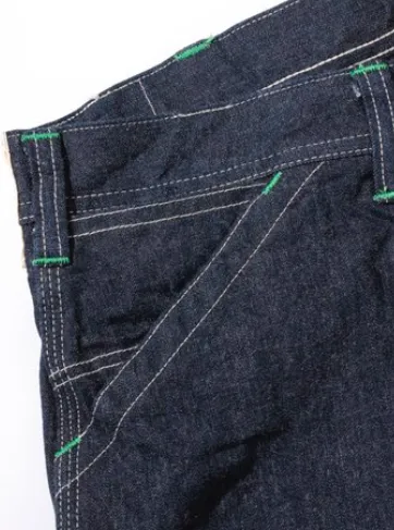 Sugar Cane, Work Pants, Indigo, SC41822