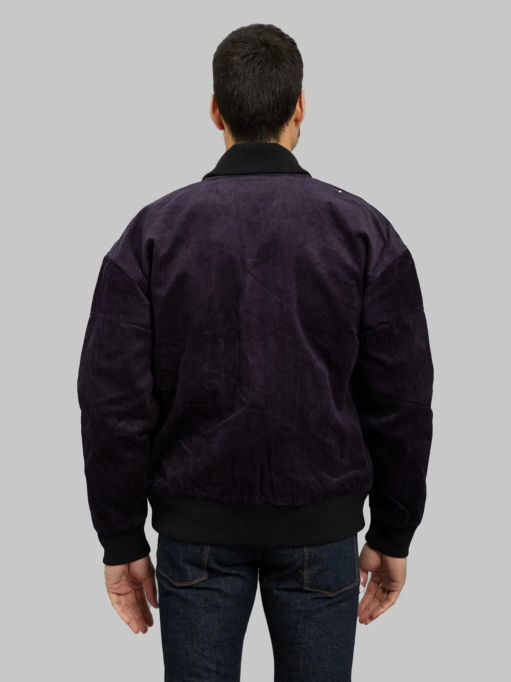 Tanuki "Sazanami" Corduroy Natural Indigo Dyed Jacket