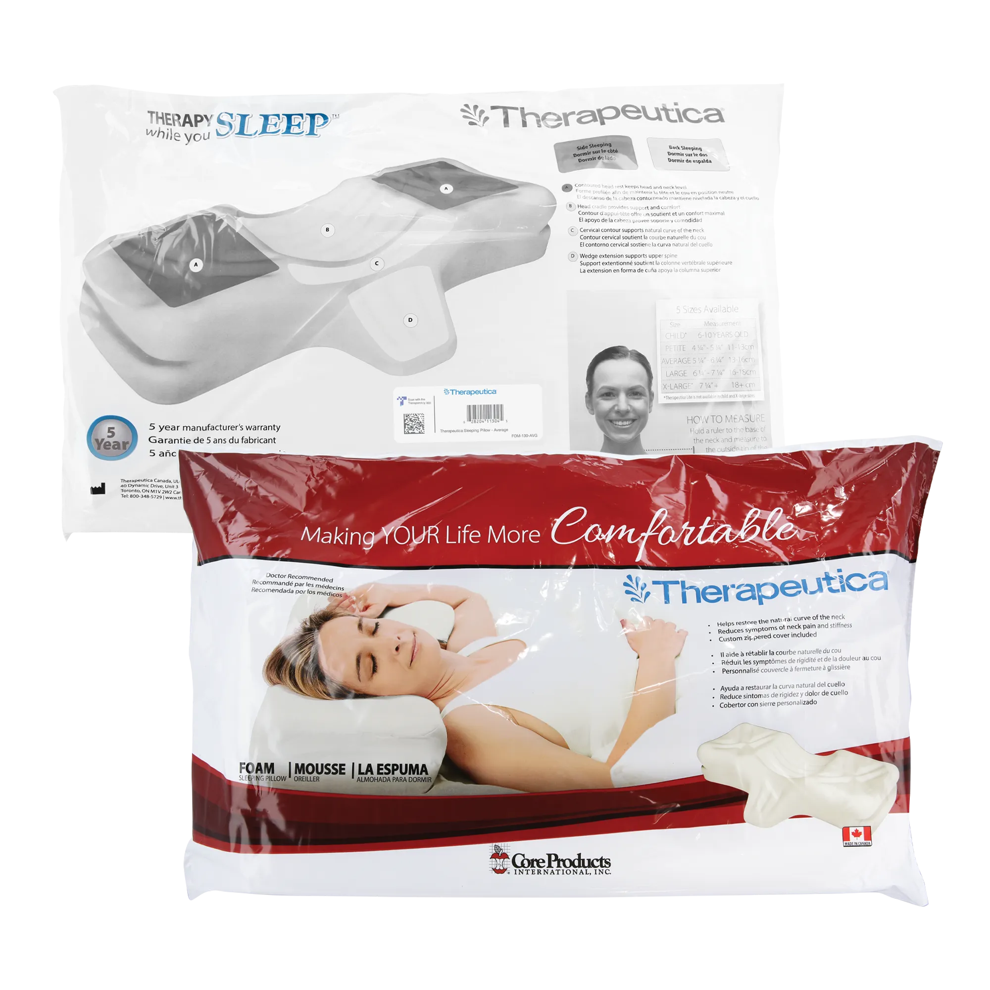 Therapeutica Orthopedic Sleeping Pillow