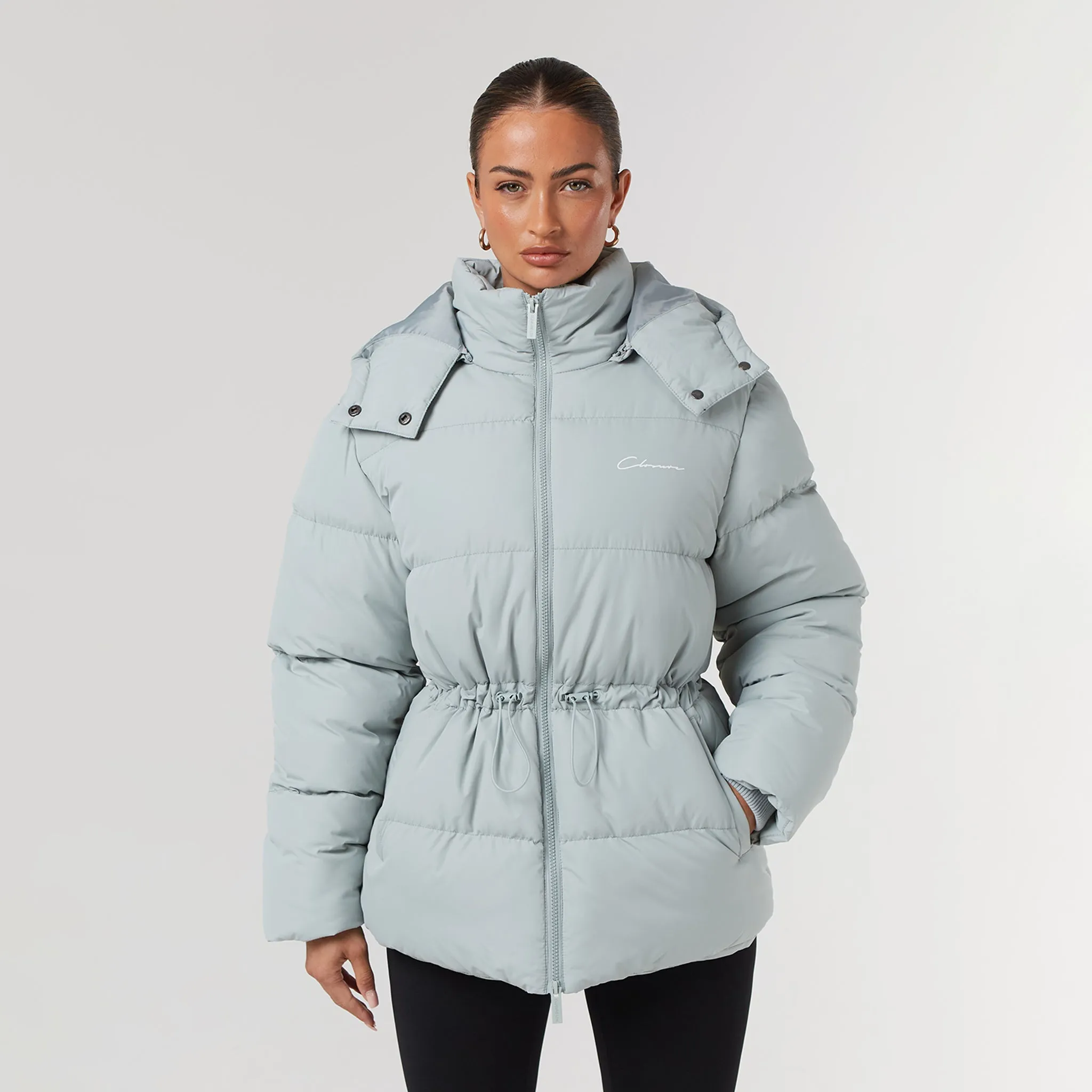 Toggle Waist Puffer | Sage