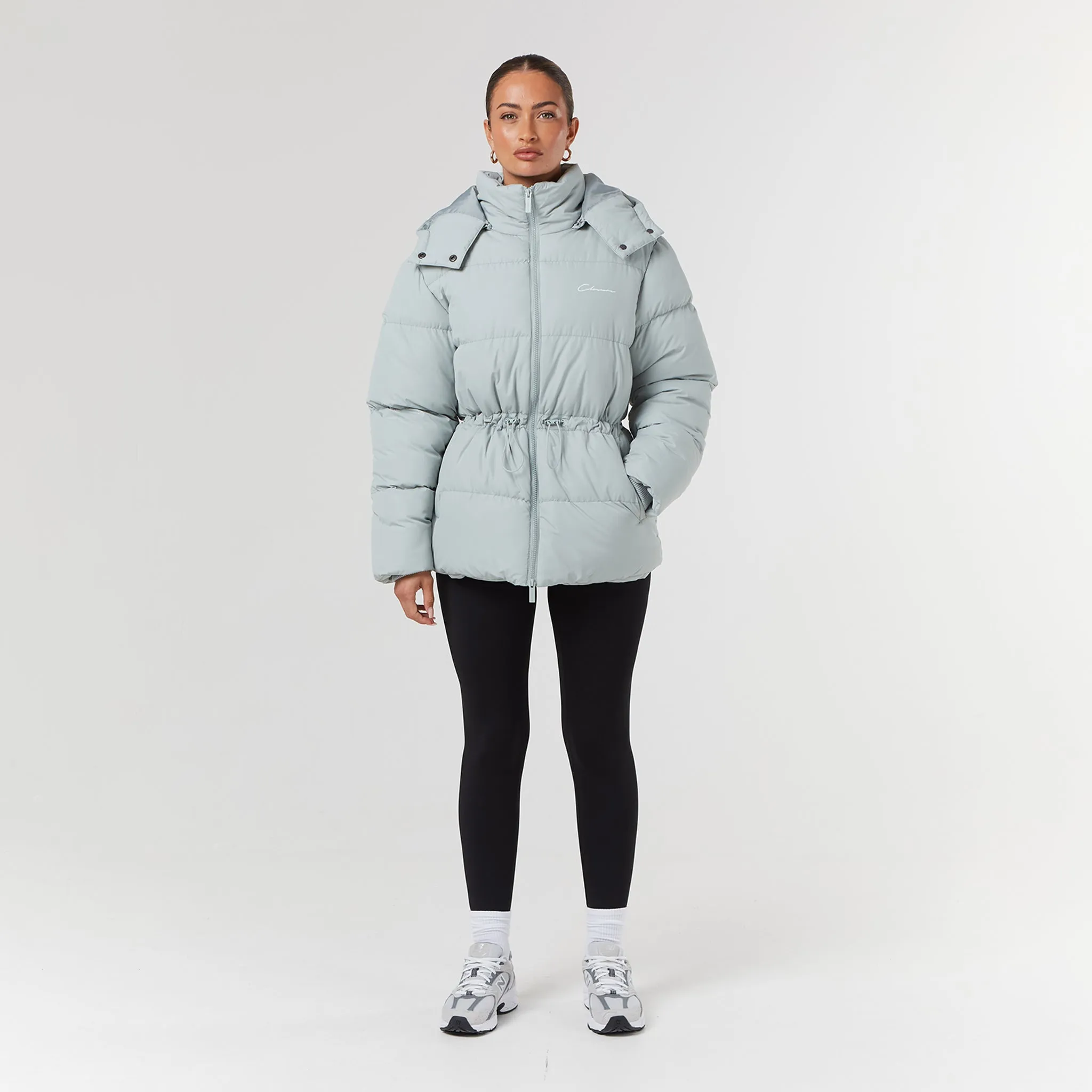 Toggle Waist Puffer | Sage