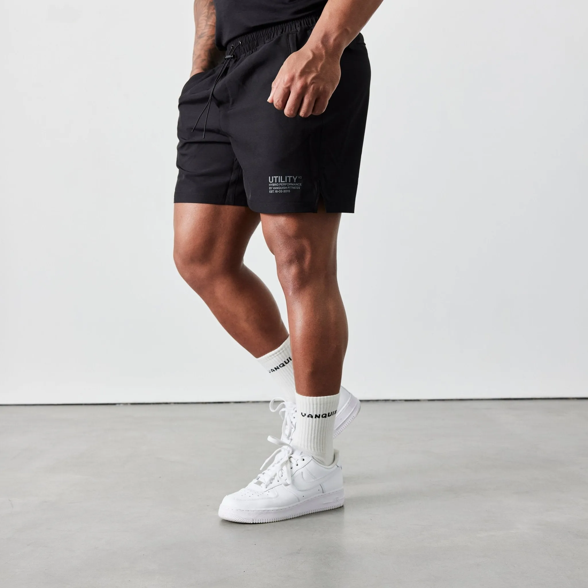 Vanquish Utility V2 Black 5" Shorts